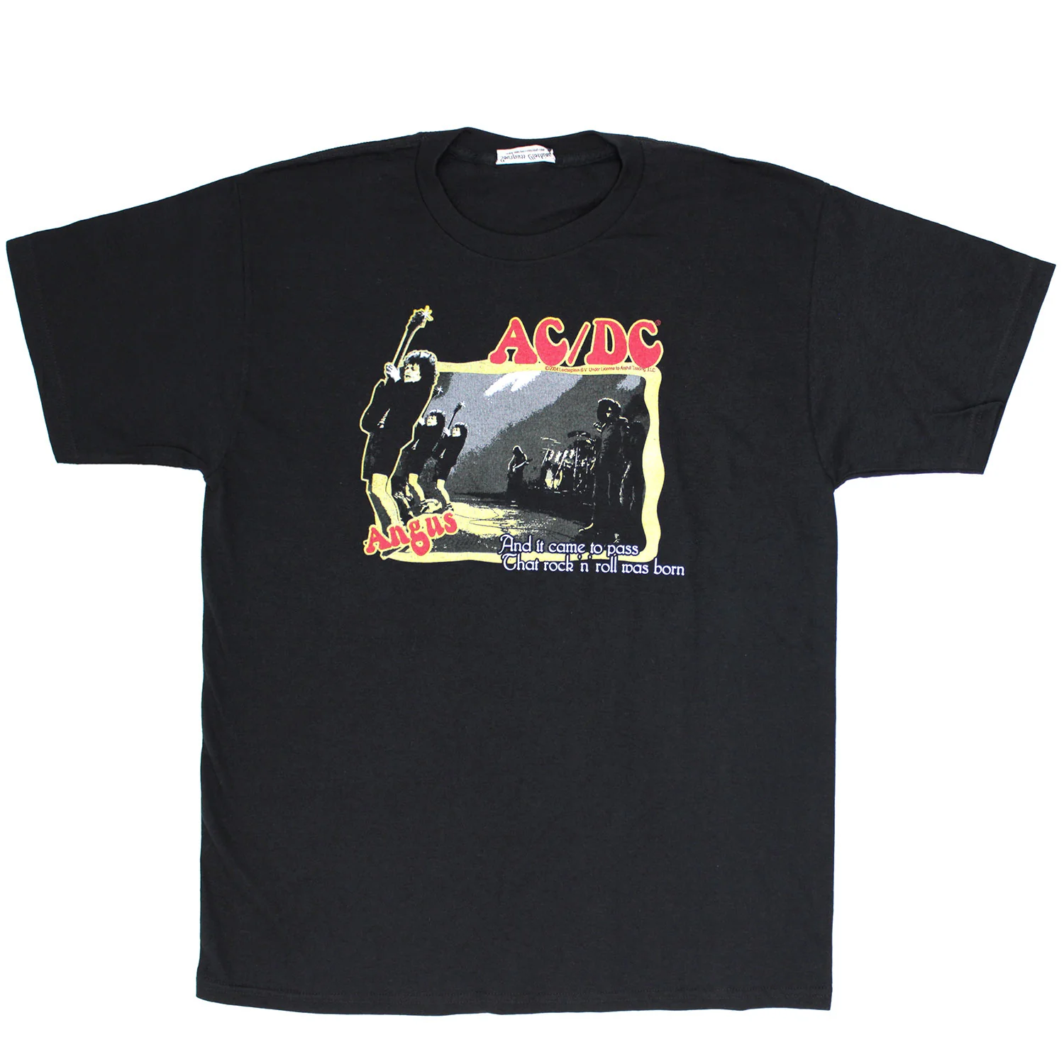 And it came to pass That rock 'n' roll was born Angus T-shirt