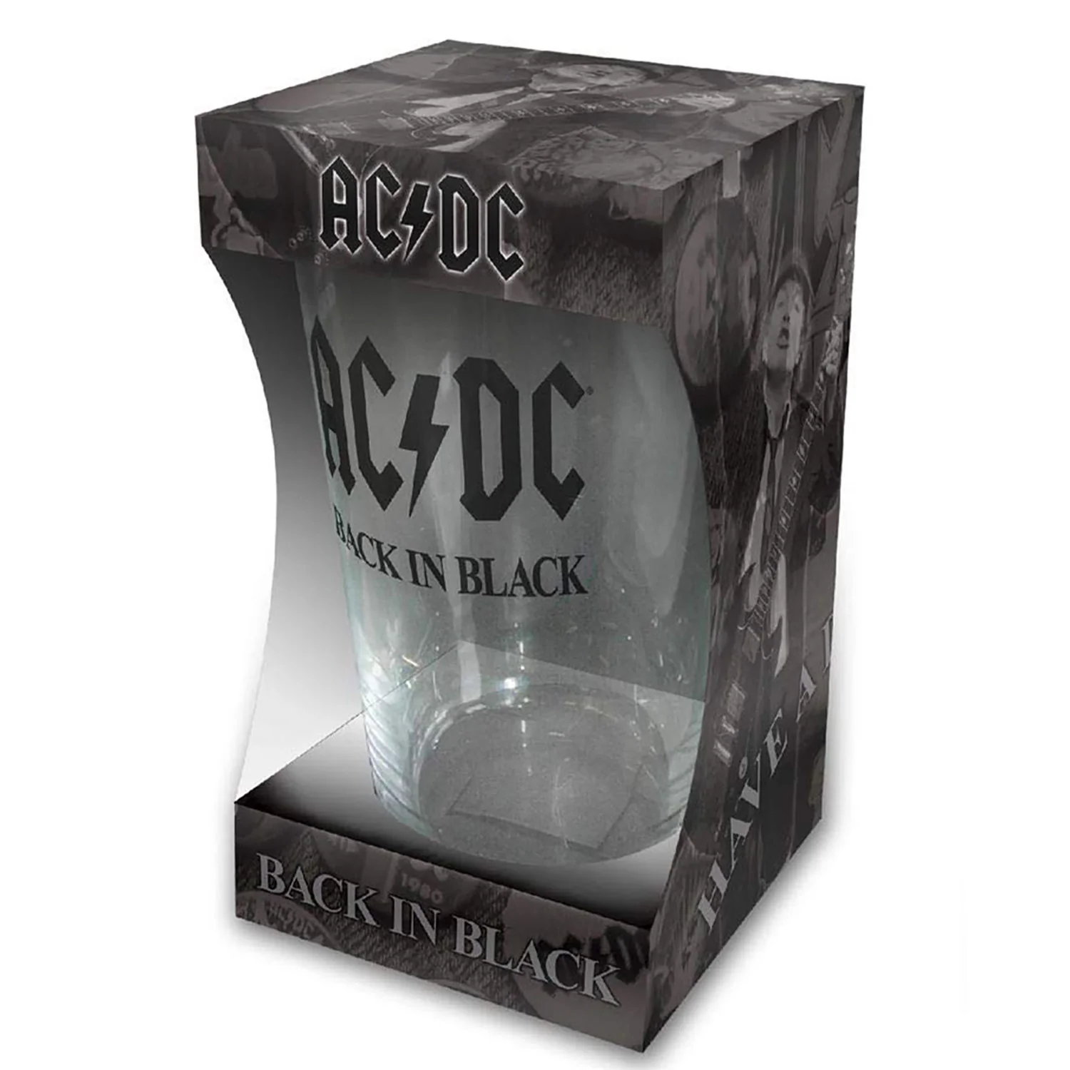 Back In Black Pint Glass - Image 2