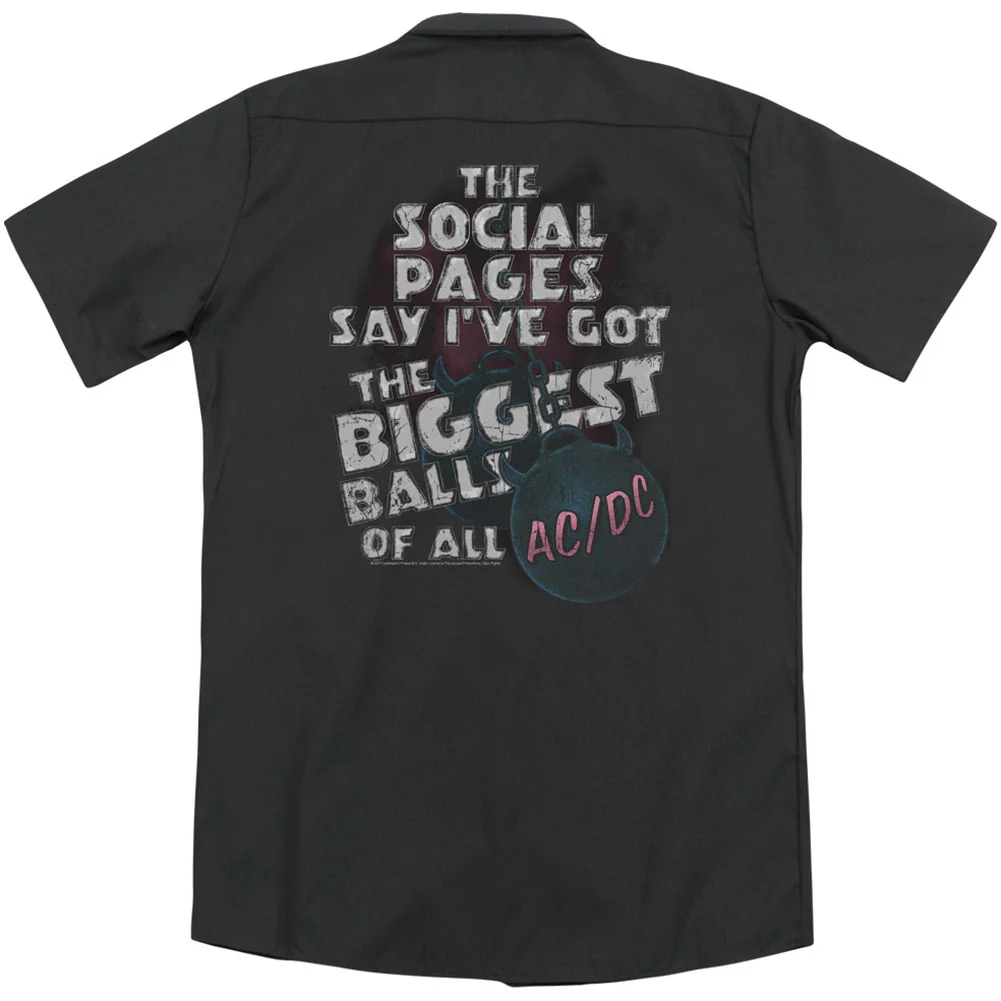 Big Balls (Back Print) Work Shirt - Image 2