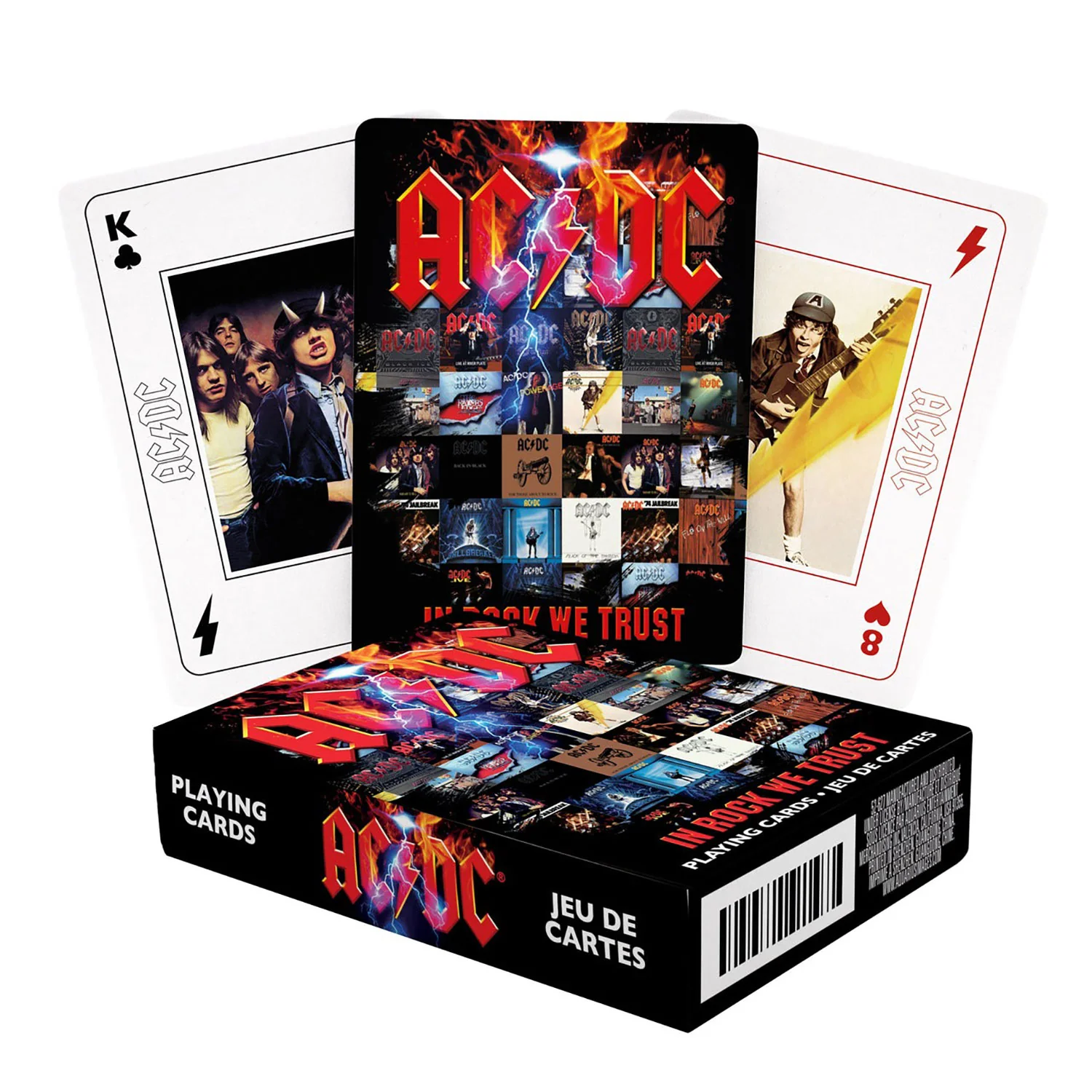 In Rock We Trust Playing Cards Playing Cards