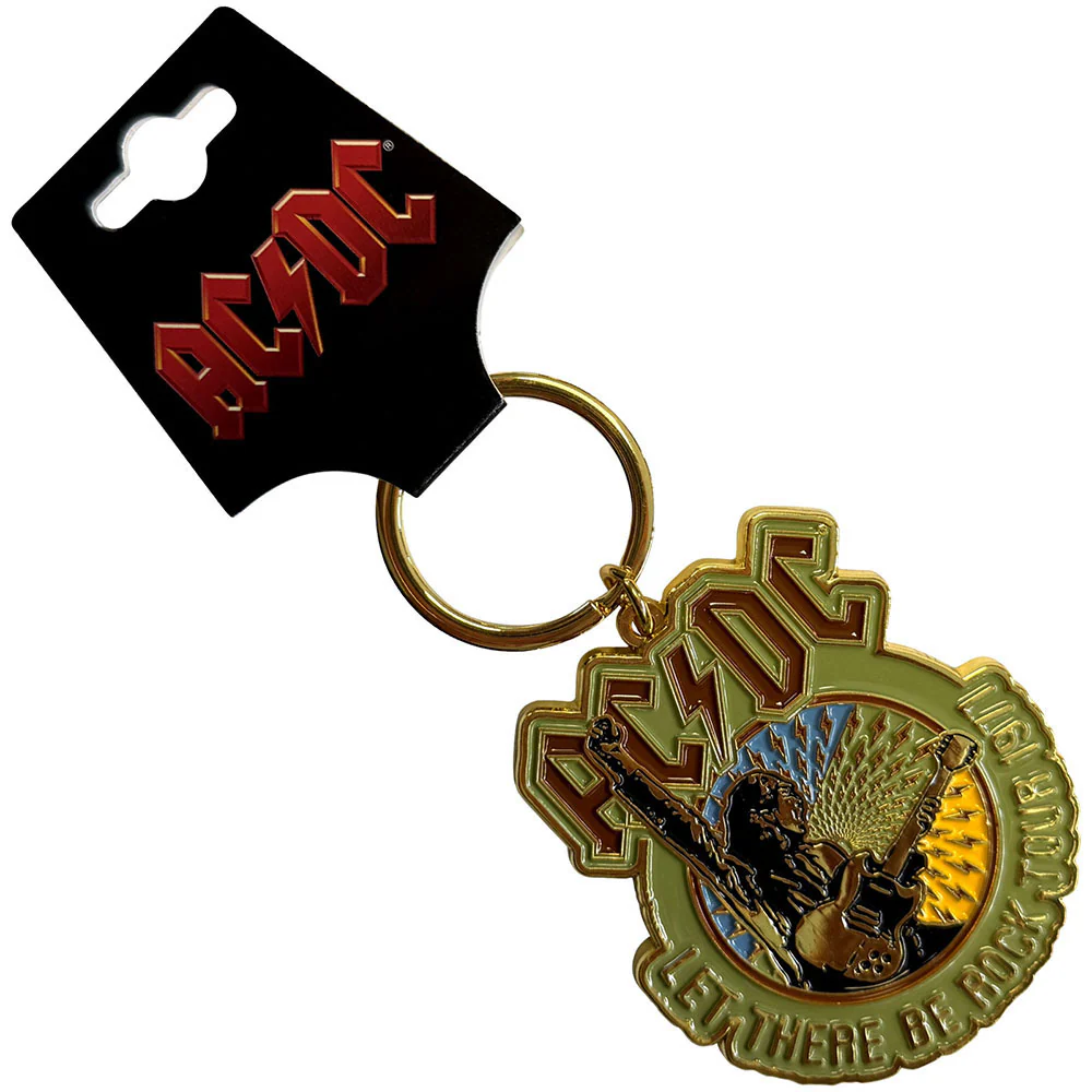 Let There Be Rock Tour '77 Metal Key Chain