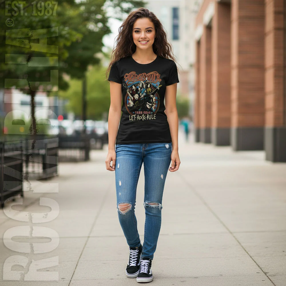 Aerosmith Let Rock Rule Junior Top - Image 2