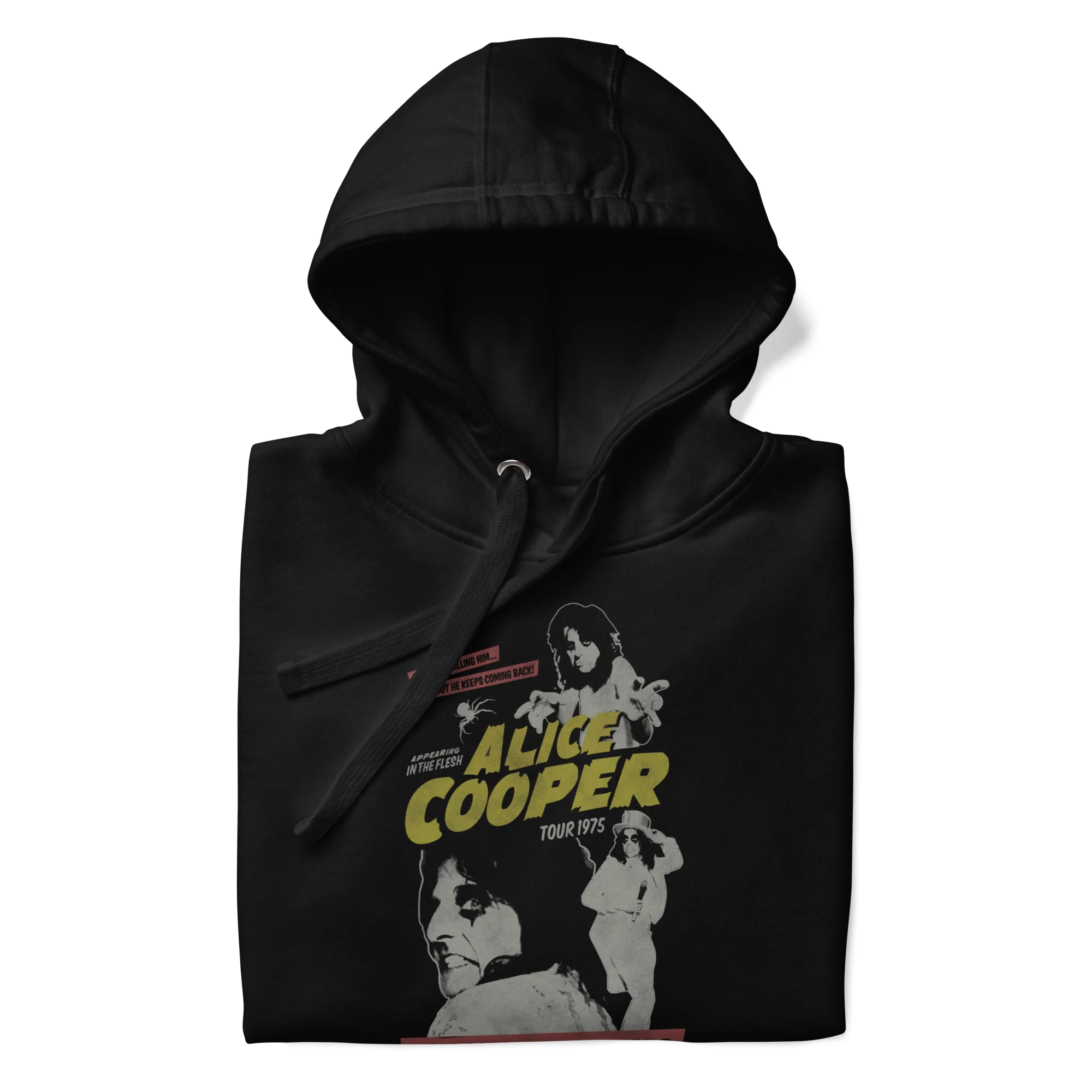 Alice Cooper - 1975 Tour Vintage Hoodie