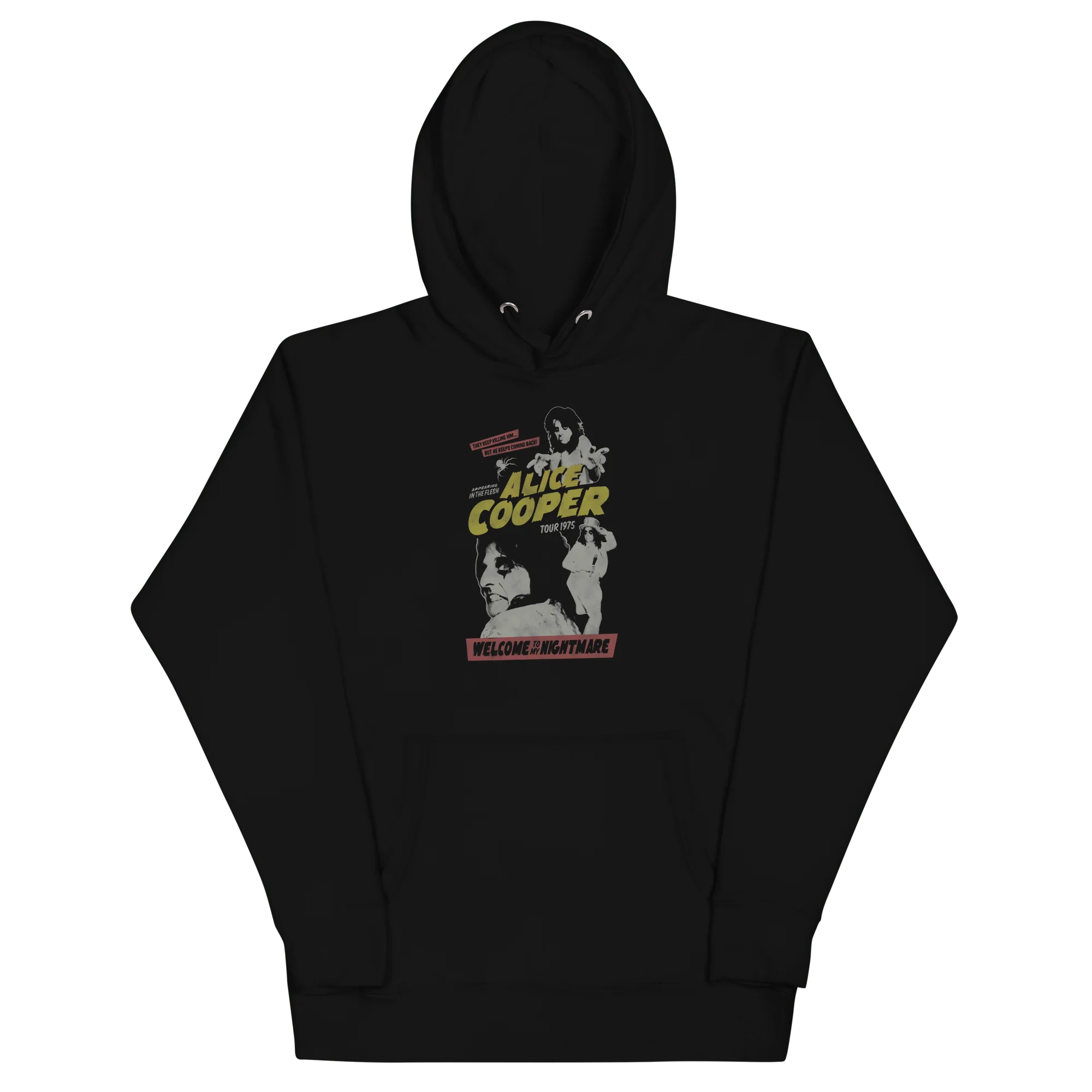Alice Cooper - 1975 Tour Vintage Hoodie - Image 2
