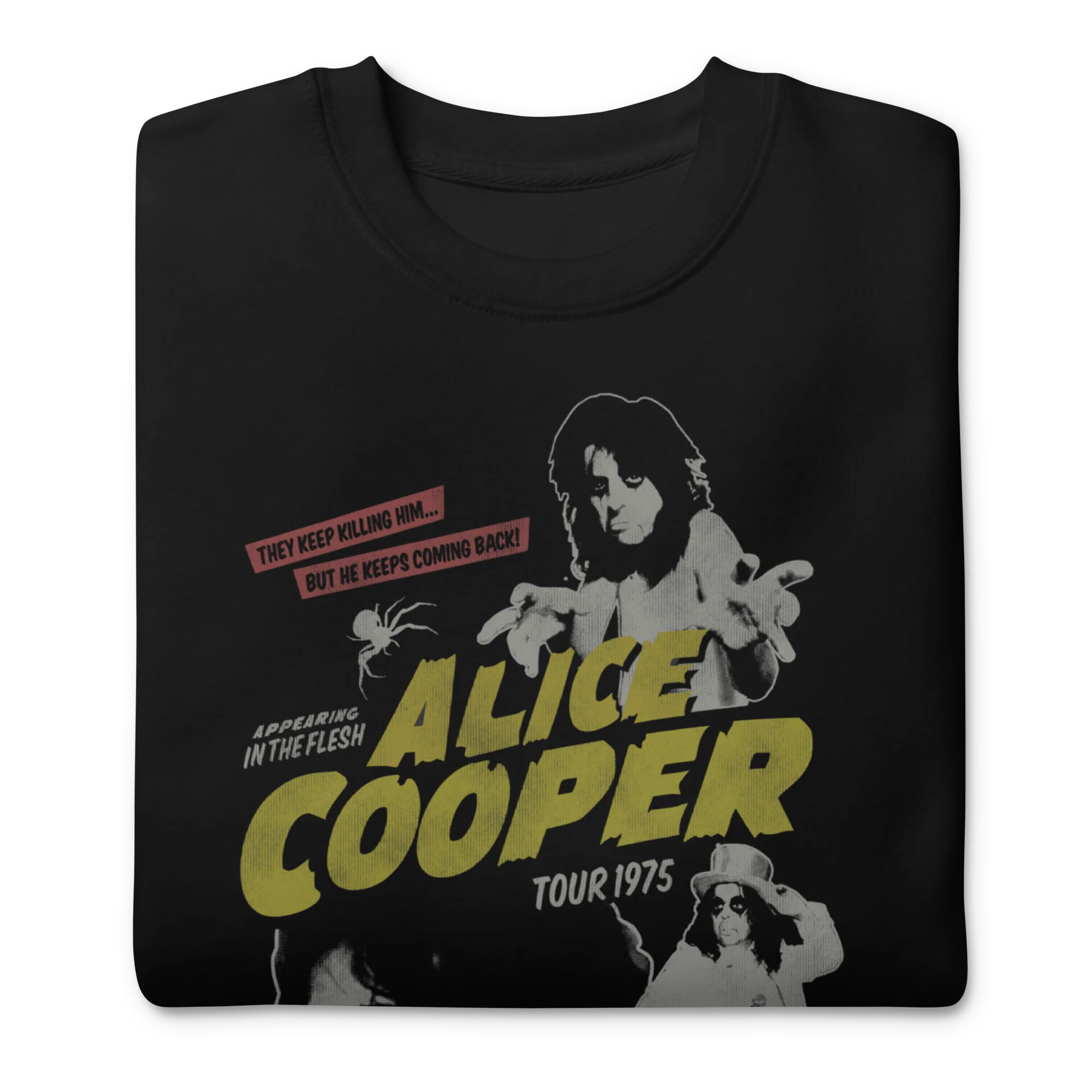 Alice Cooper - 1975 Tour Vintage Sweatshirt