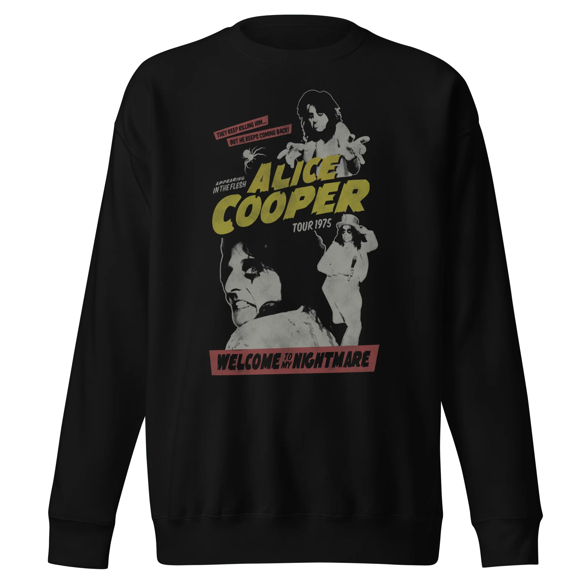 Alice Cooper - 1975 Tour Vintage Sweatshirt - Image 2
