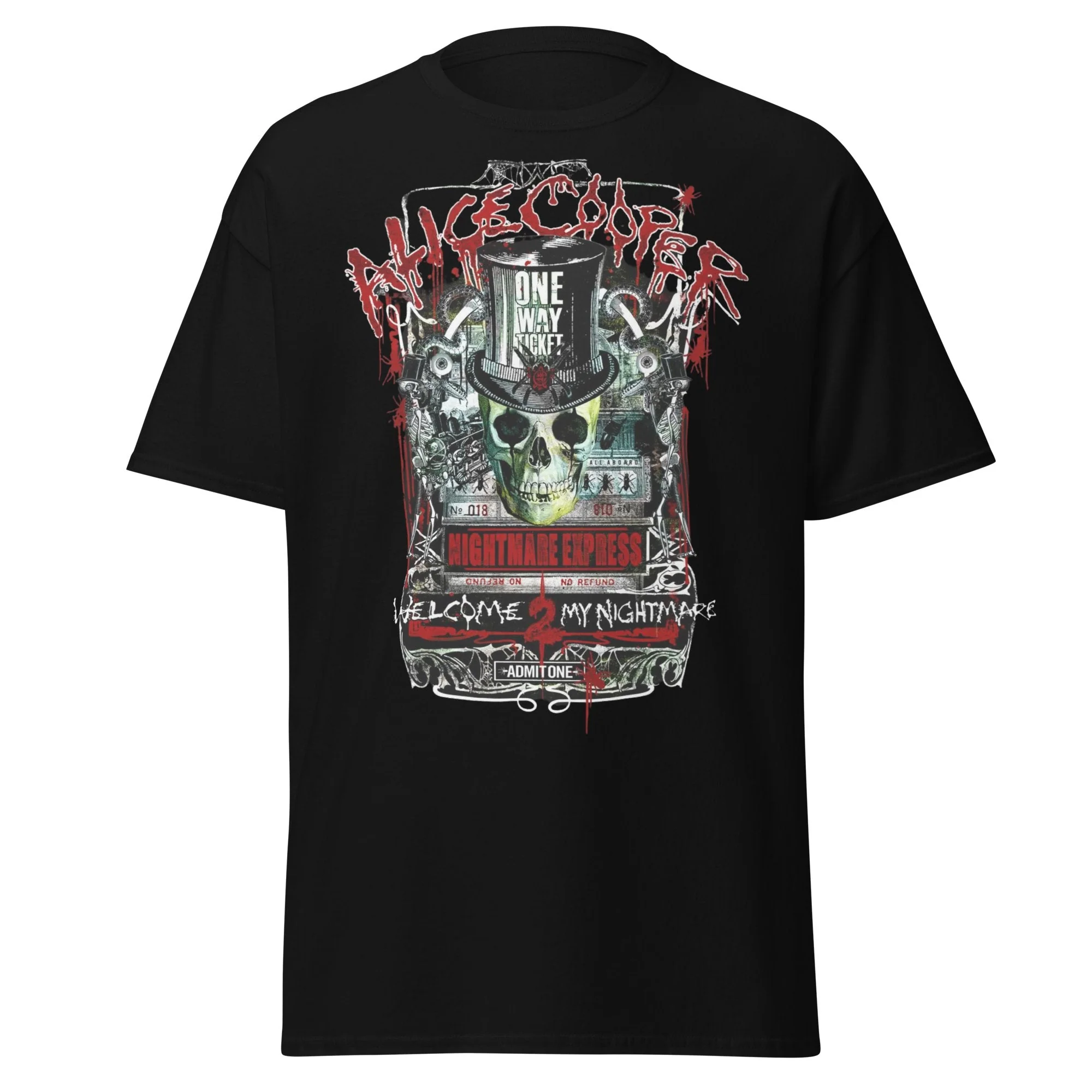 Alice Cooper - Nightmare Express Jumbo Print T-Shirt