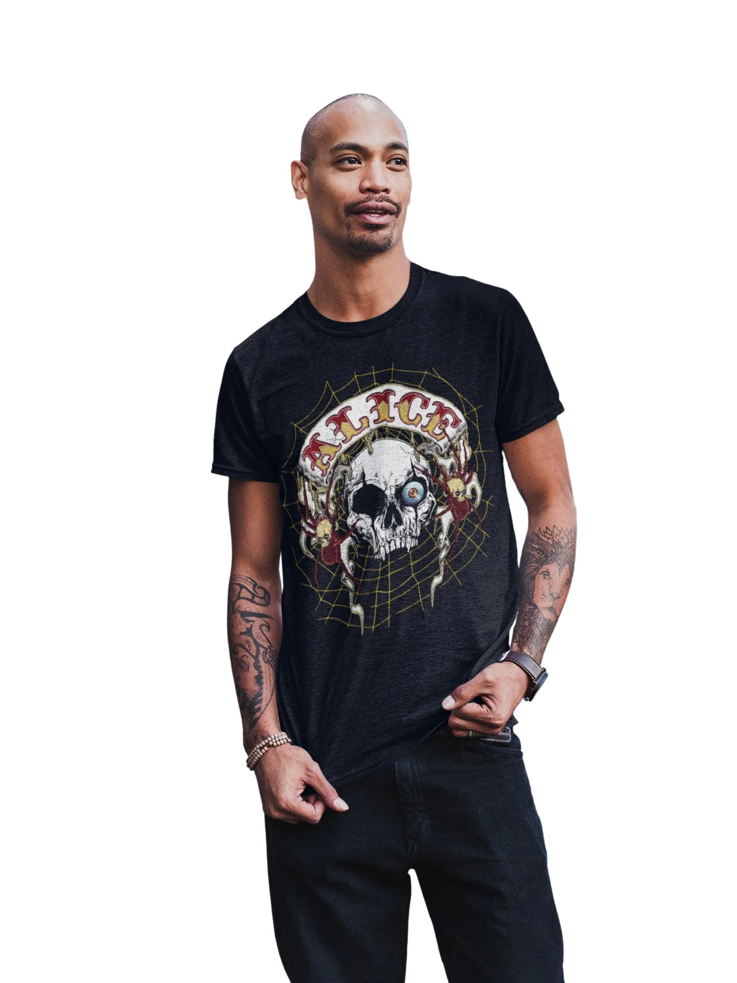 Alice Cooper - One Eyed Skull Jumbo Print T-Shirt - Image 3