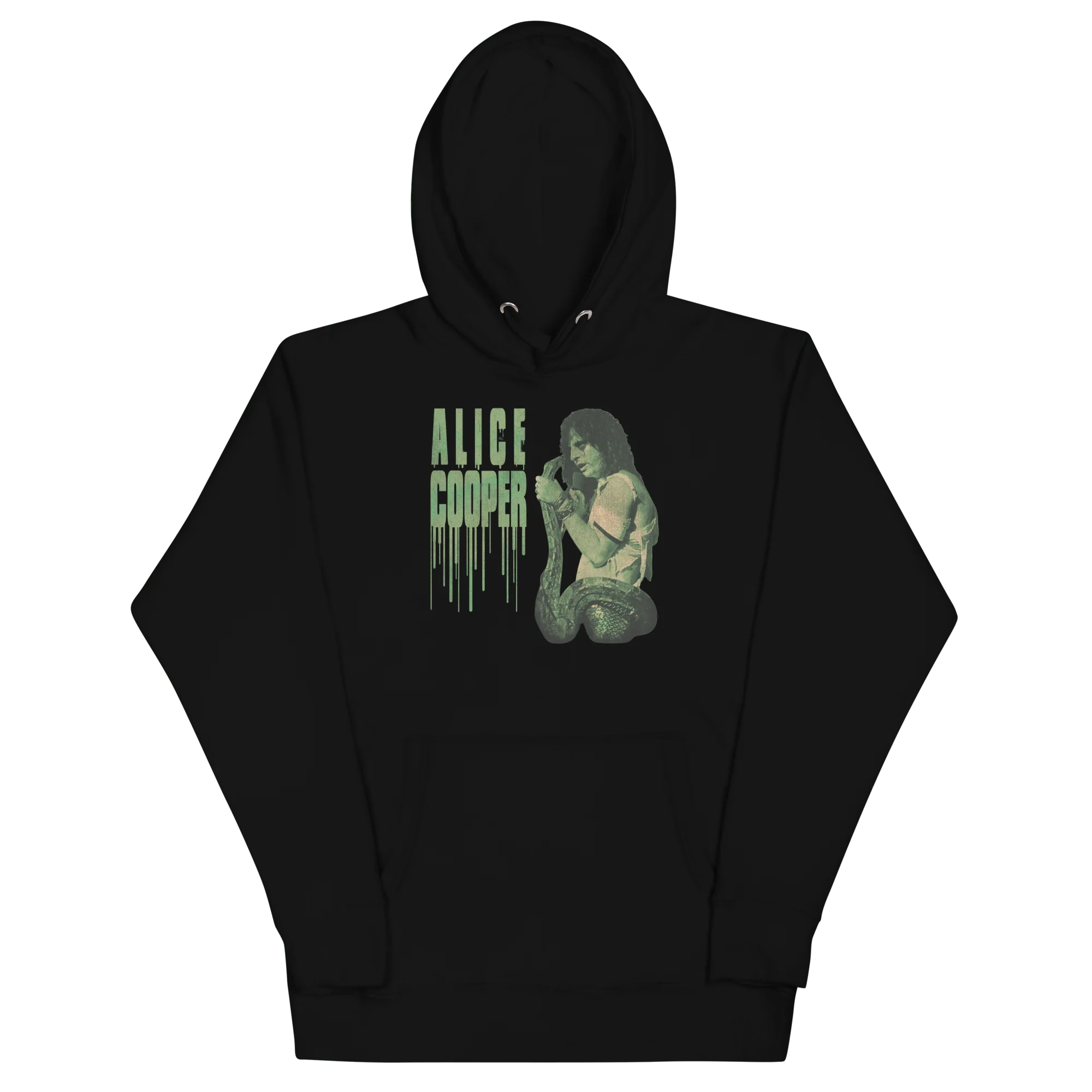 Alice Cooper - Vintage 1986 Snake Drip Hoodie - Image 2