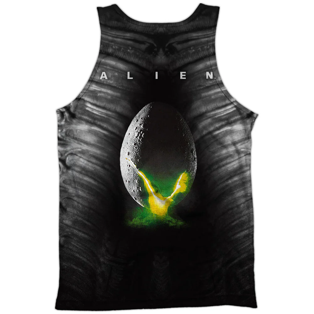 Creature Feature 100% Poly Front/Back Print Mens Tank - Image 2