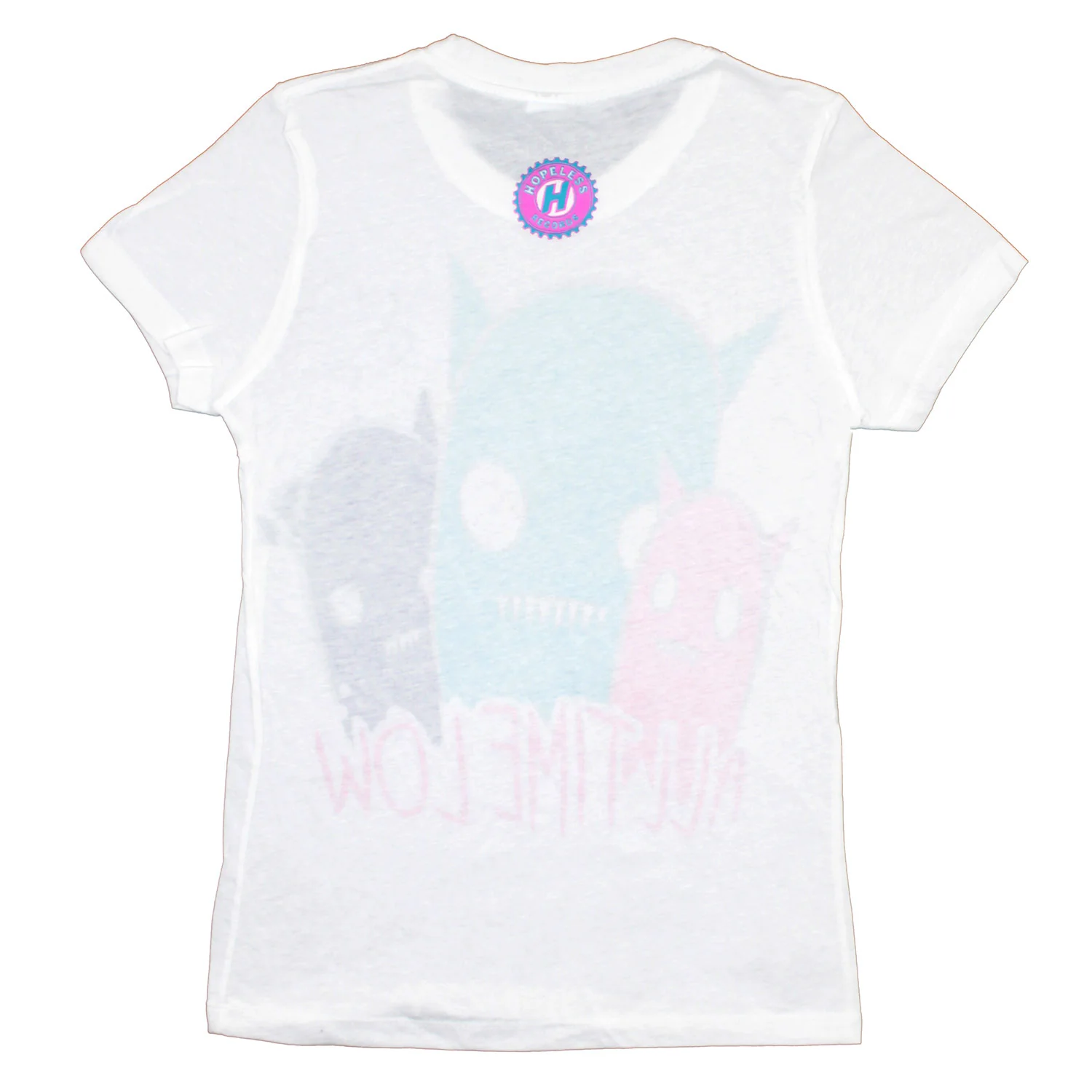 Cartoon Monsters Art Junior Top - Image 2