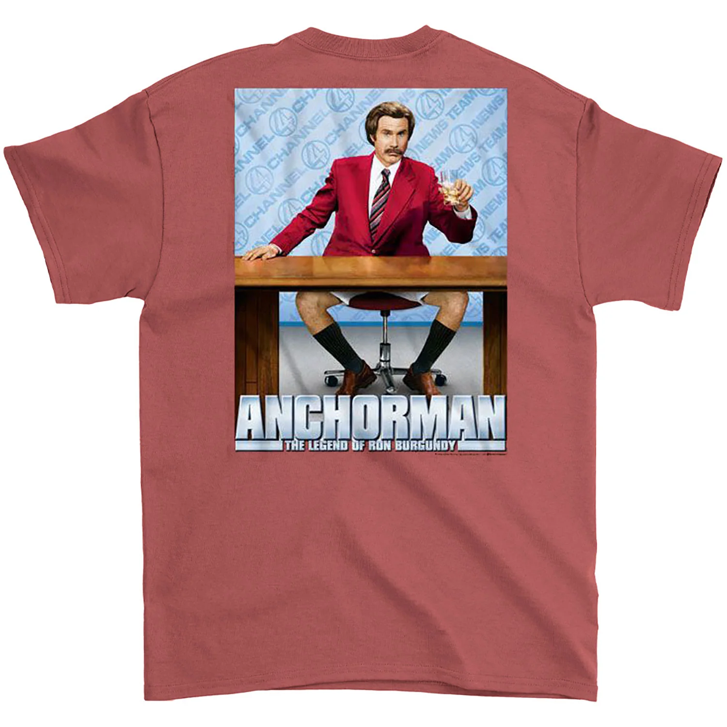 Anchorman Stay Classy Front And Back T-shirt - Image 2