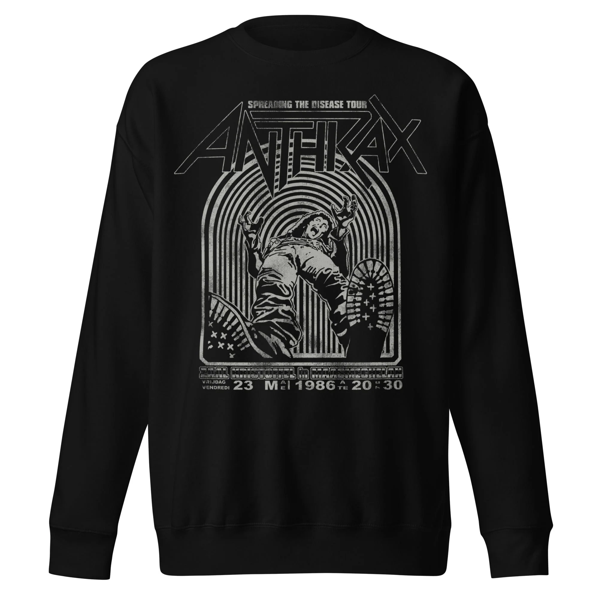 Anthrax - 1986 Tour Jumbo Print Sweatshirt