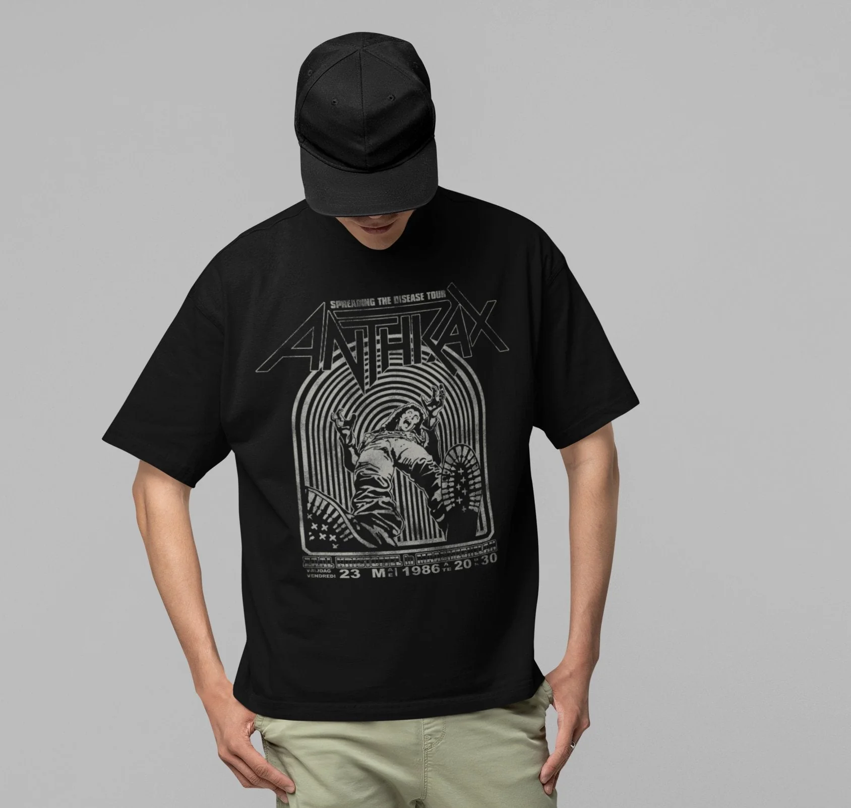 Anthrax - 1986 Tour Jumbo Print T-Shirt - Image 2