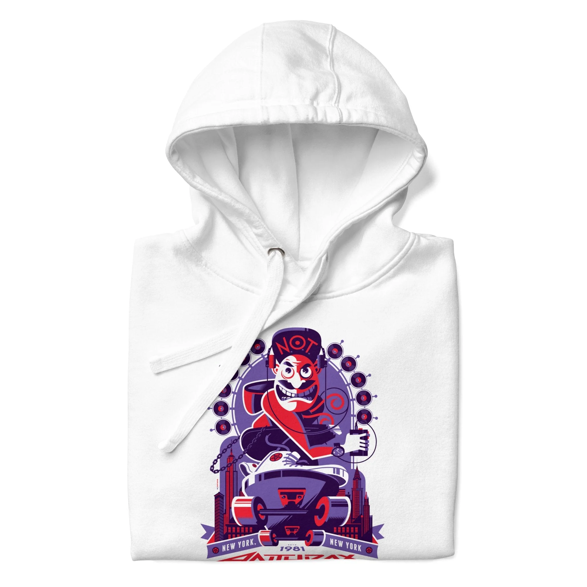 Anthrax - New York 81 Classic Hoodie - Image 2