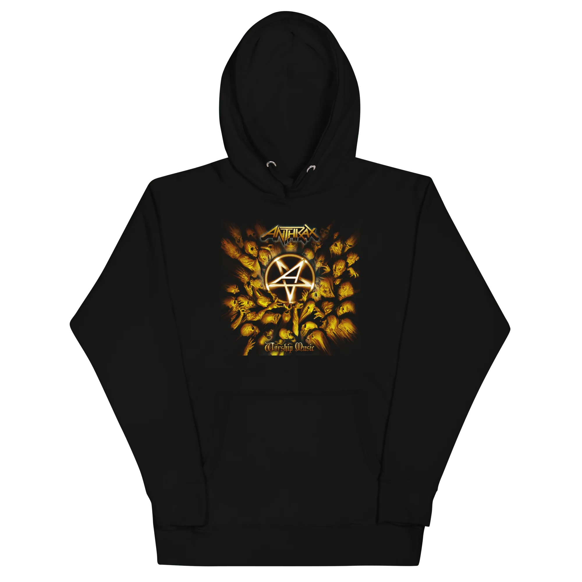 Anthrax - Pentagram Logo Hoodie - Image 3