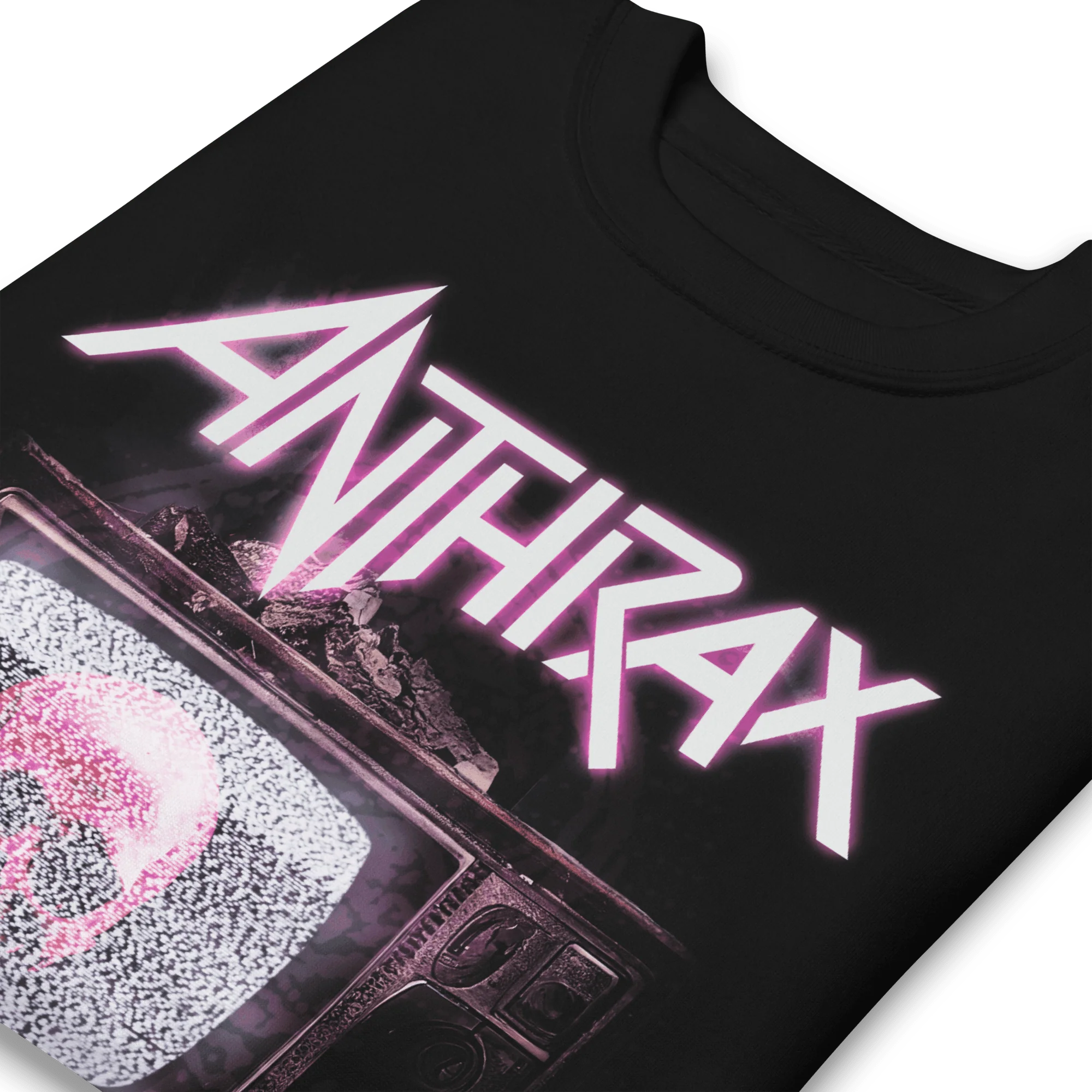 Anthrax - Skull TV Sweatshirt - Image 3