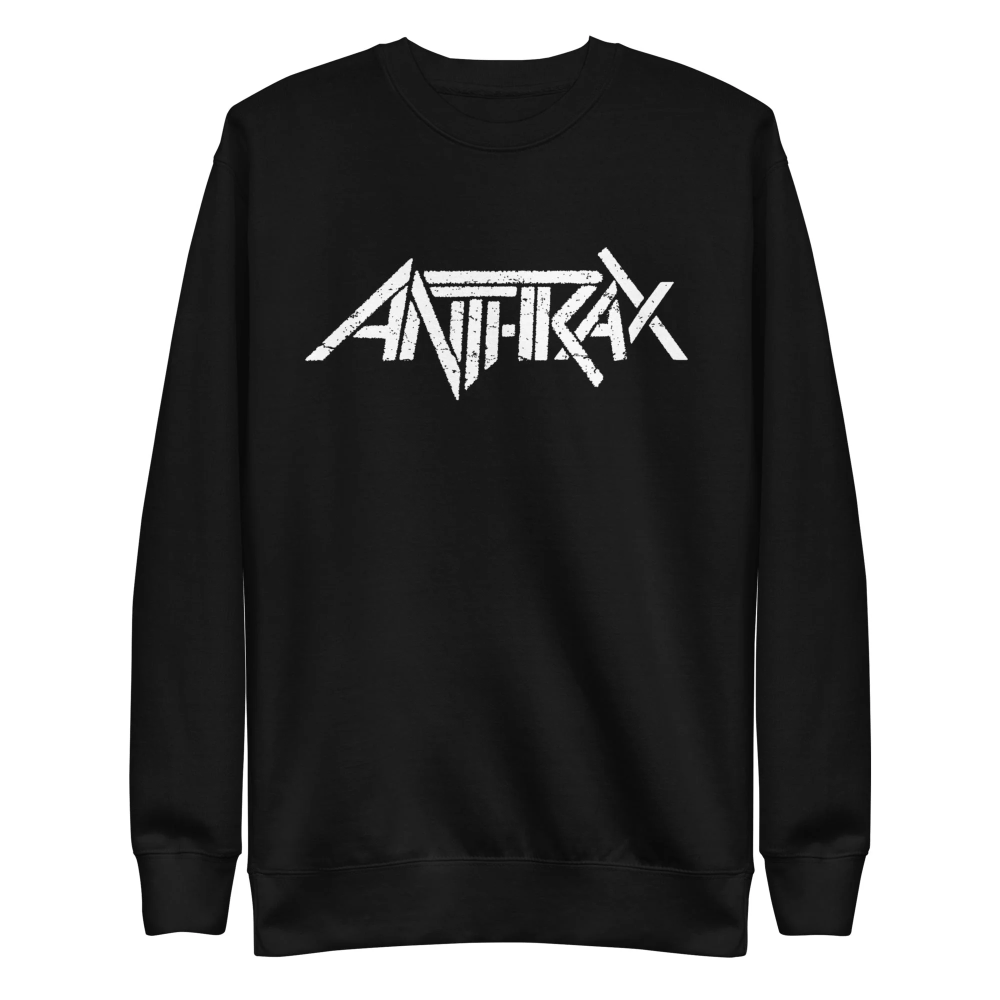 Anthrax - White Core Logo Sweatshirt - Image 2
