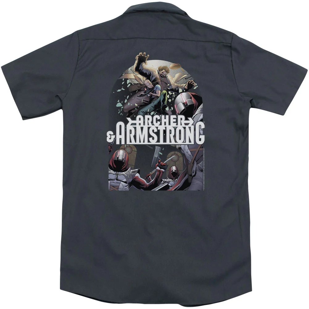 Dropping In(Back Print) Workshirt - Image 2