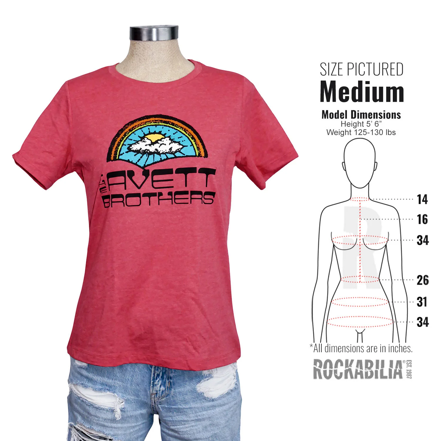 Women's Rainbow Sun Junior Top - Image 3
