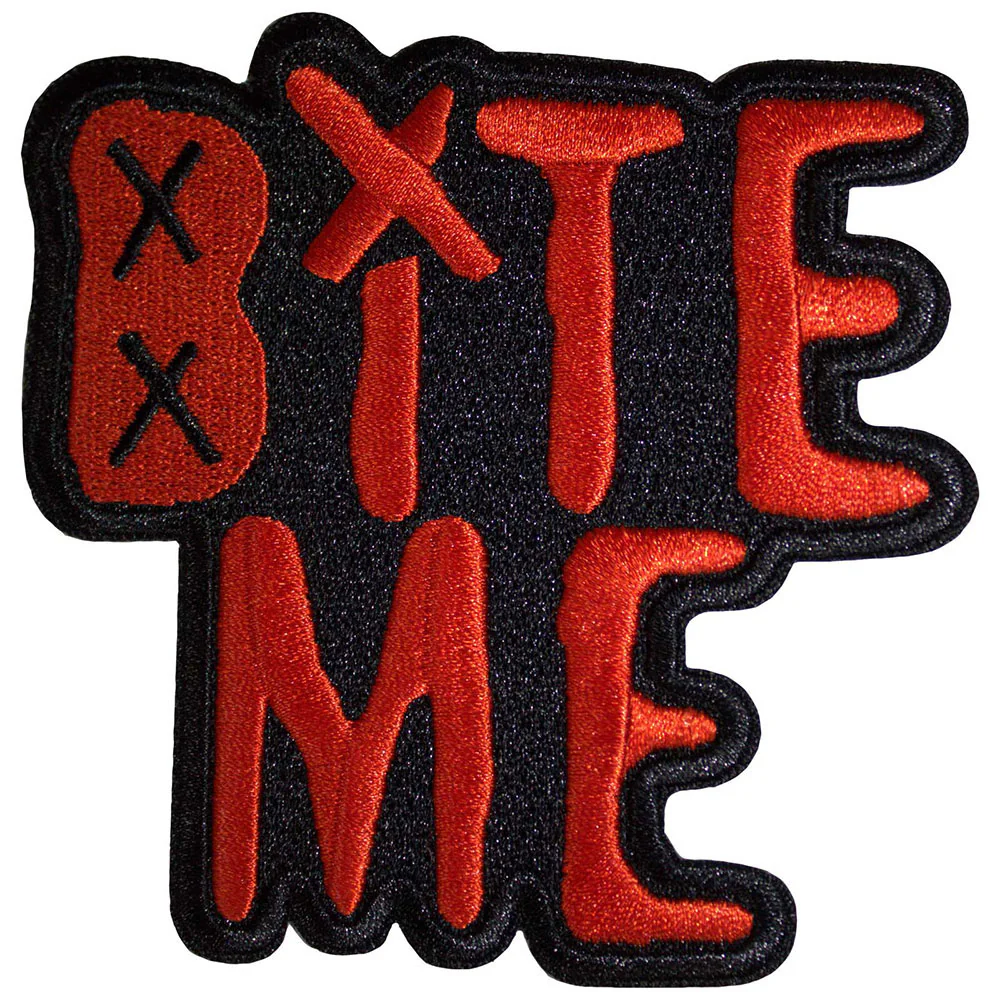 Bite Me Woven Patch
