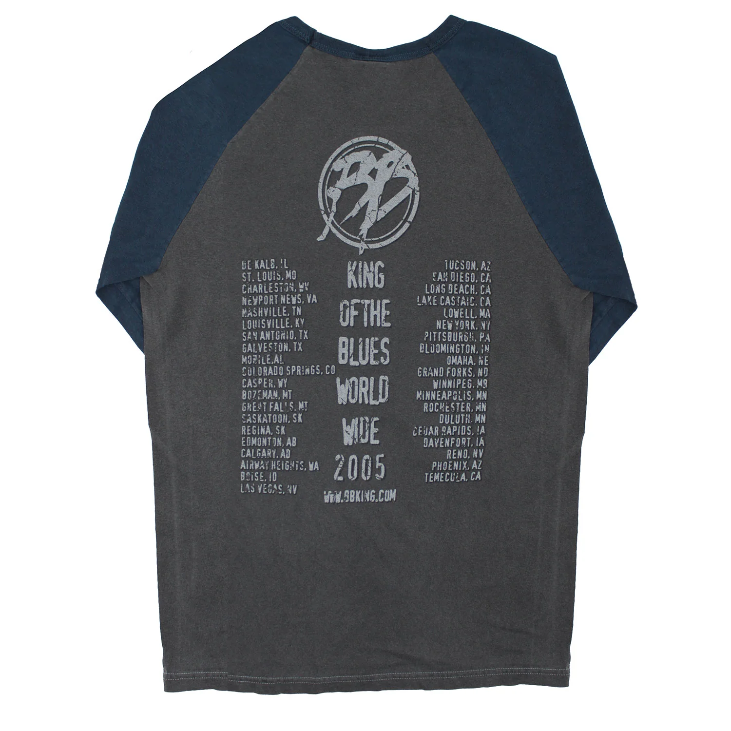 King Of The Blues World Wide 2005 Baseball Jersey - Image 2