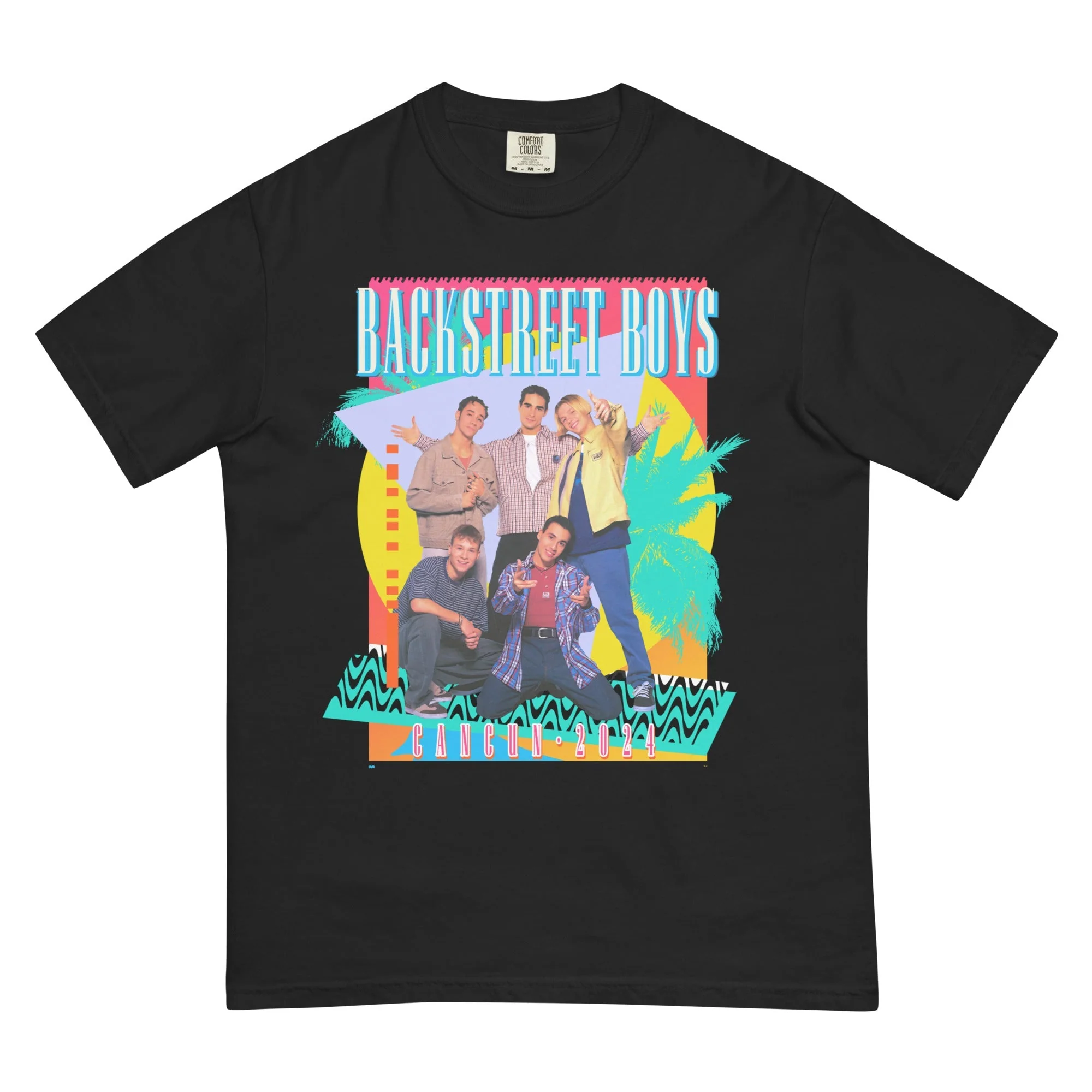 - Backstreet Boys - Cancun 2024 Mineral Wash T-Shirt