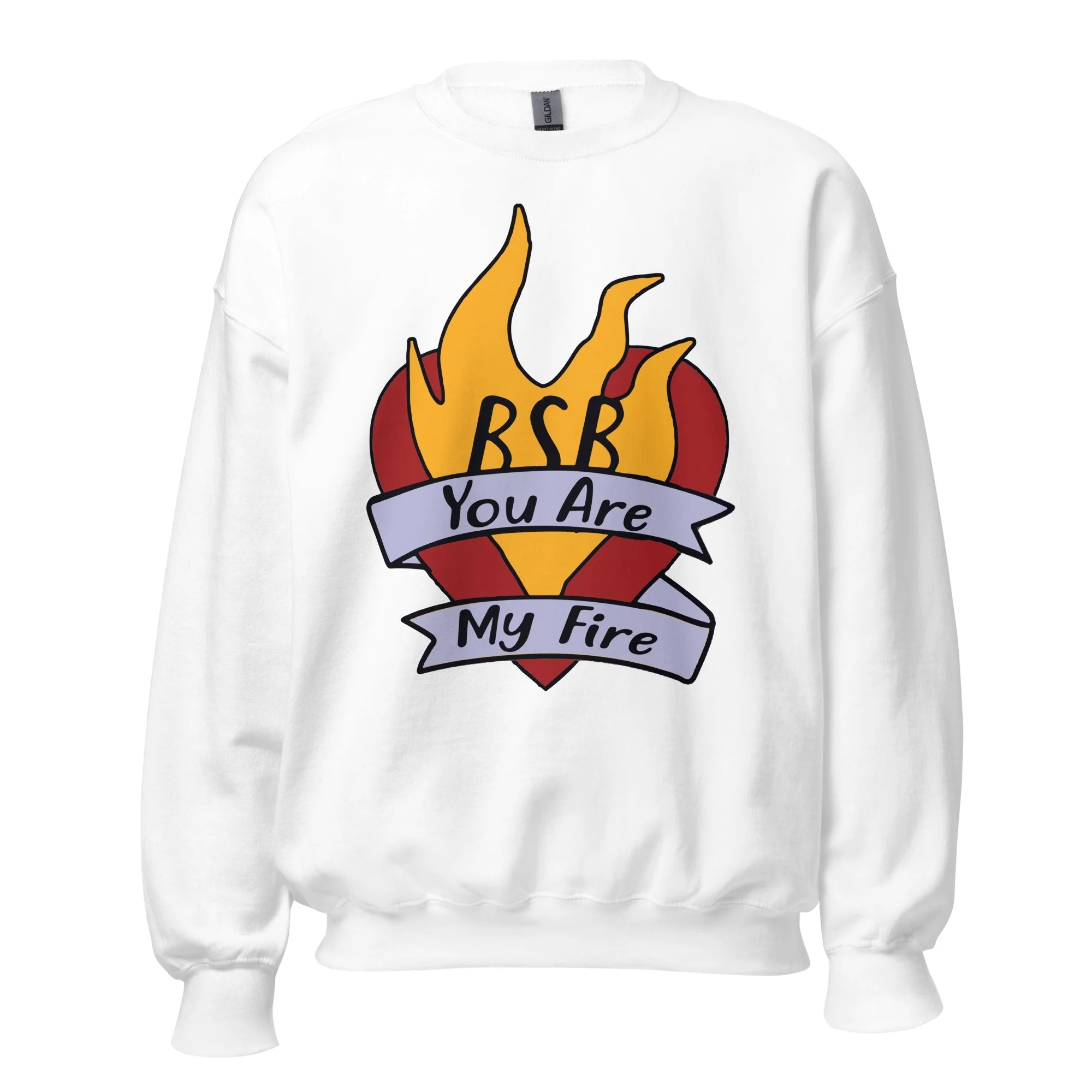 Backstreet Boys - Hand Sketched Fire Sweatshirt - Image 2