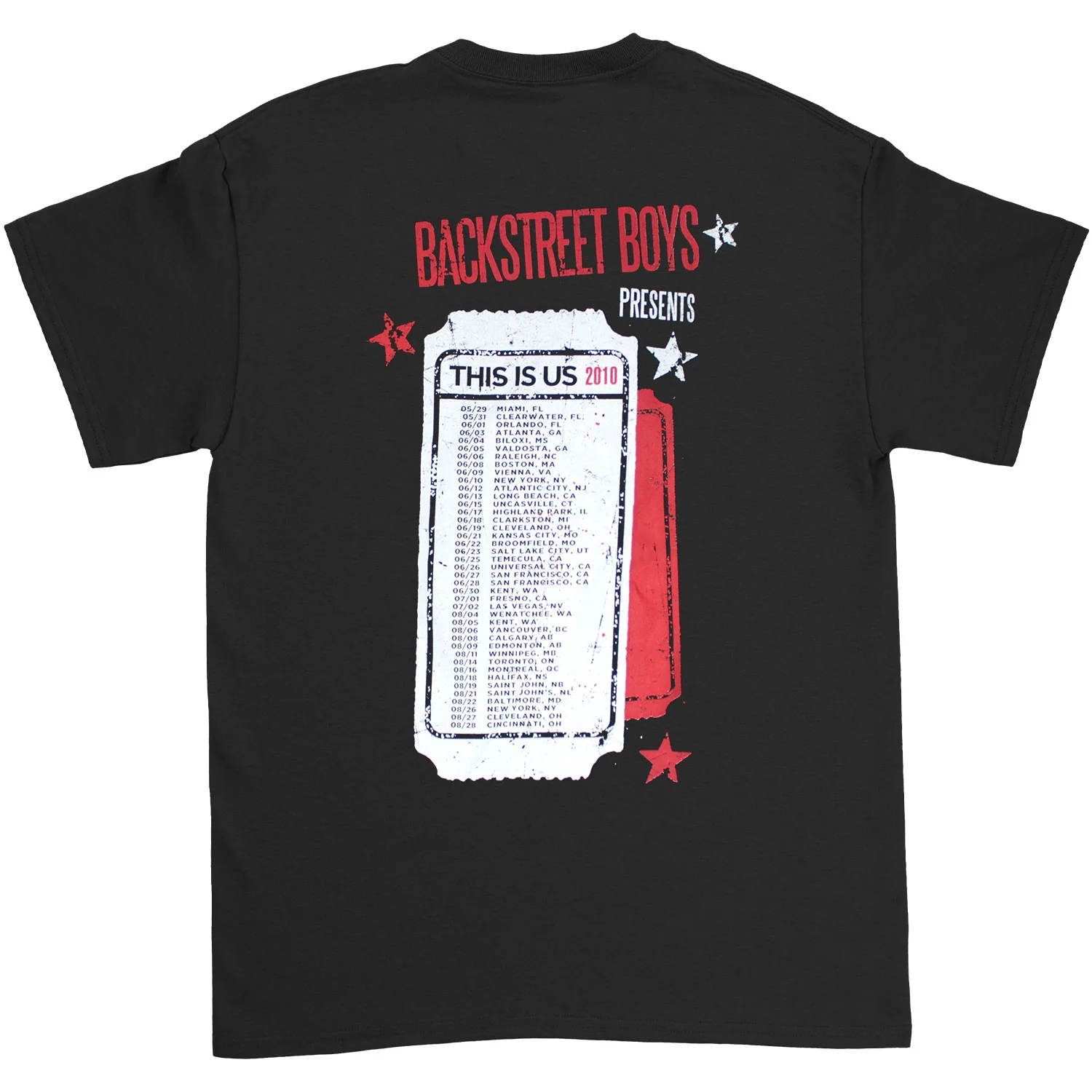 Presents This Is Us 2010 Admit One T-shirt - Image 2