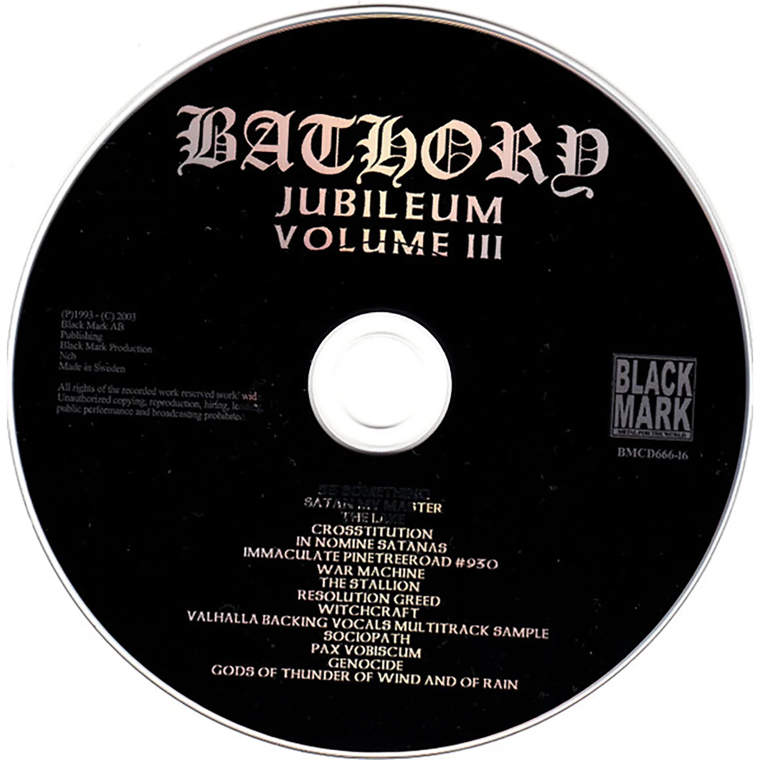 Jubileum Vol 3 Compact Disc CD - Image 3