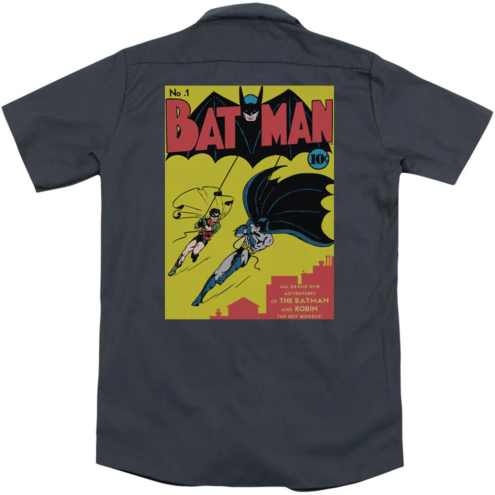 Batman First (Back Print) Workshirt - Image 2