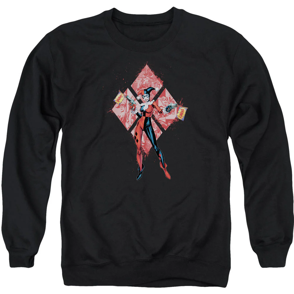 Harley Quinn (diamonds) Adult Sweatshirt