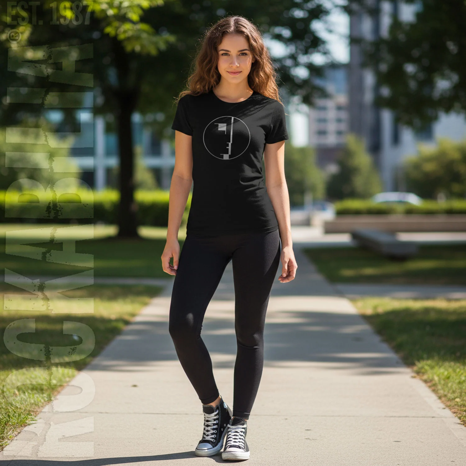 Ladies Foil Tee Junior Top - Image 3