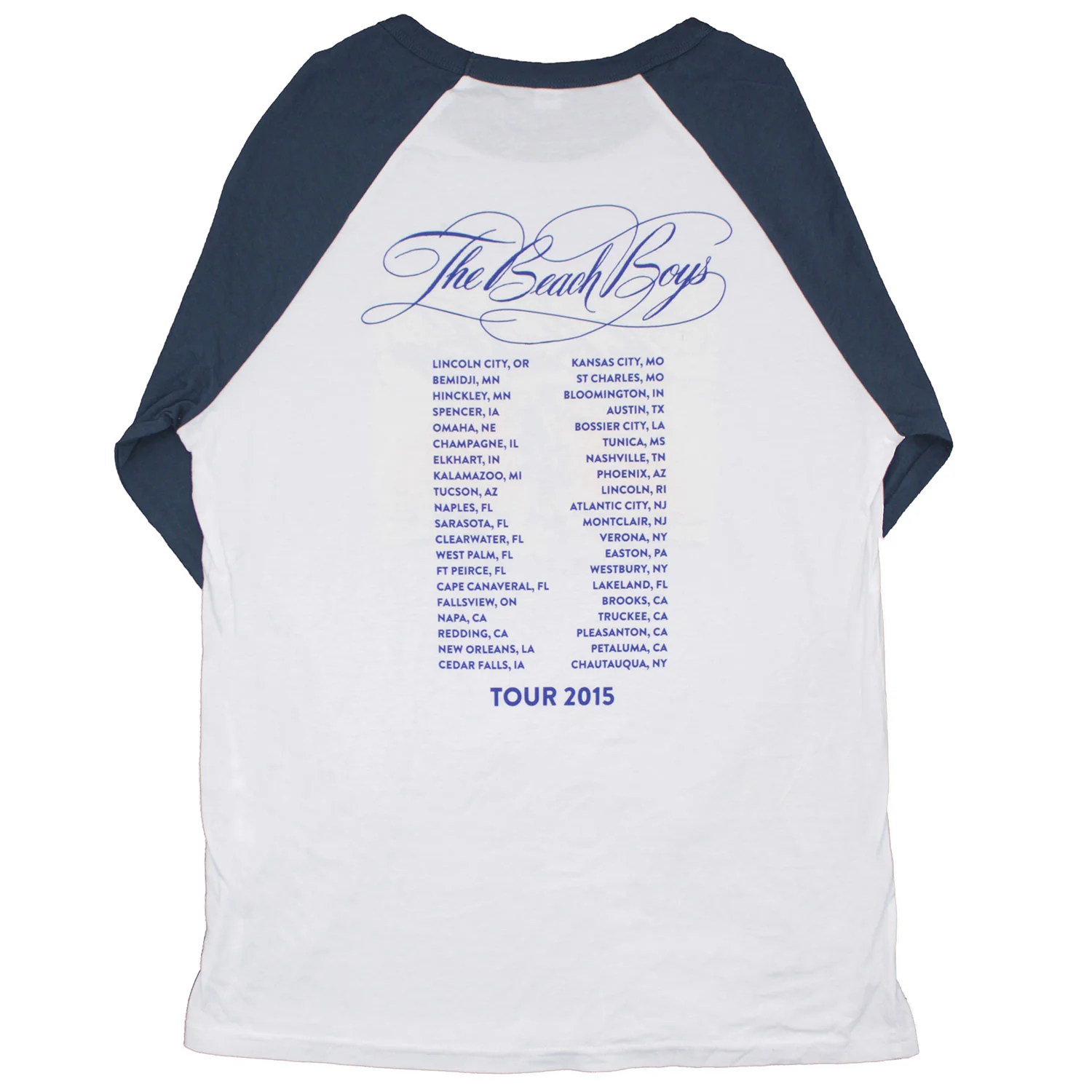 The Beach Boys U.S. Tour 2015 Baseball Jersey - Image 2