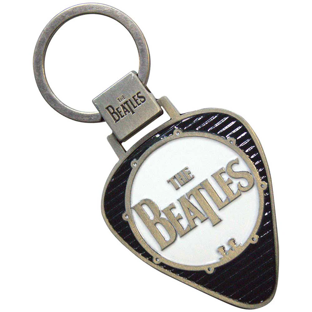 Drum Logo Plectrum Metal Key Chain