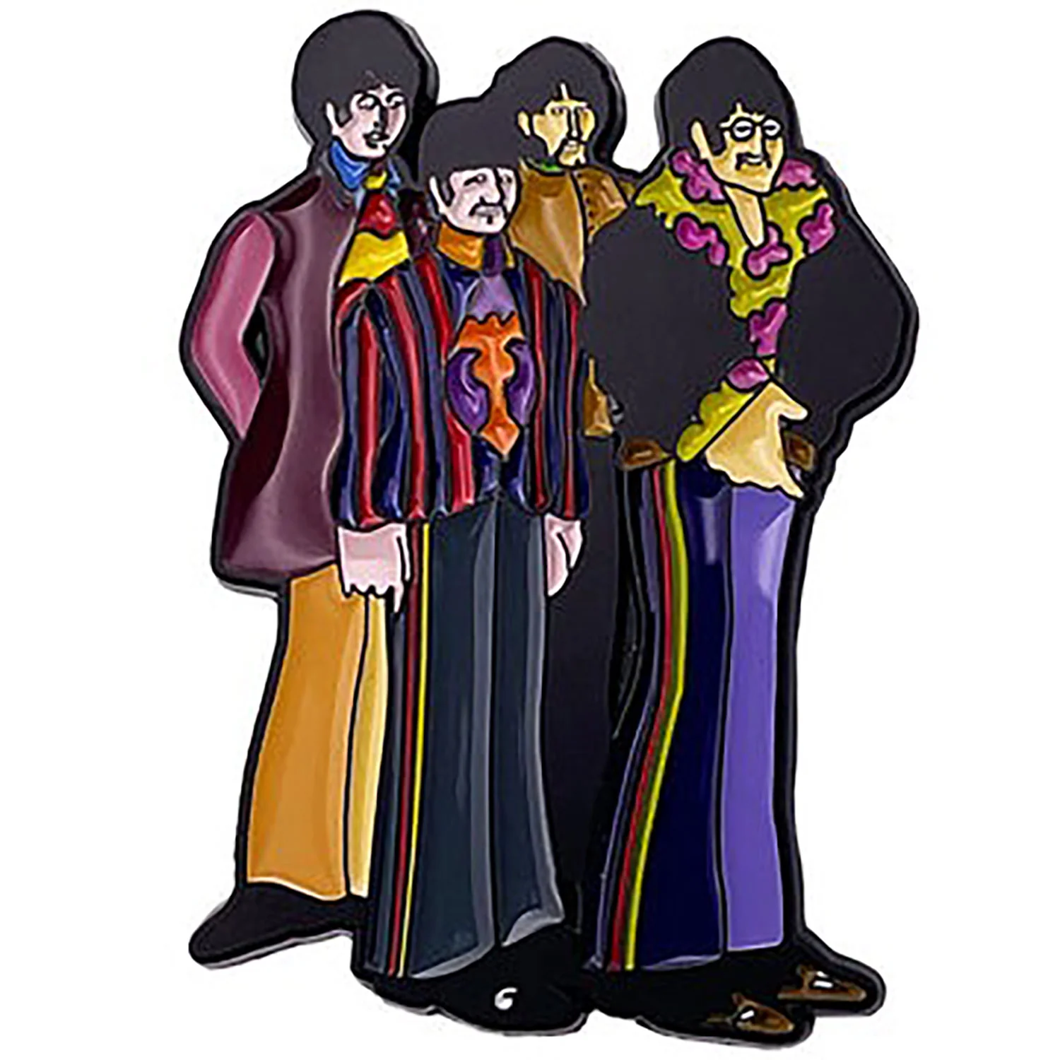 The Beatles Yellow Submarine The Band Pewter Pin Badge - Image 2