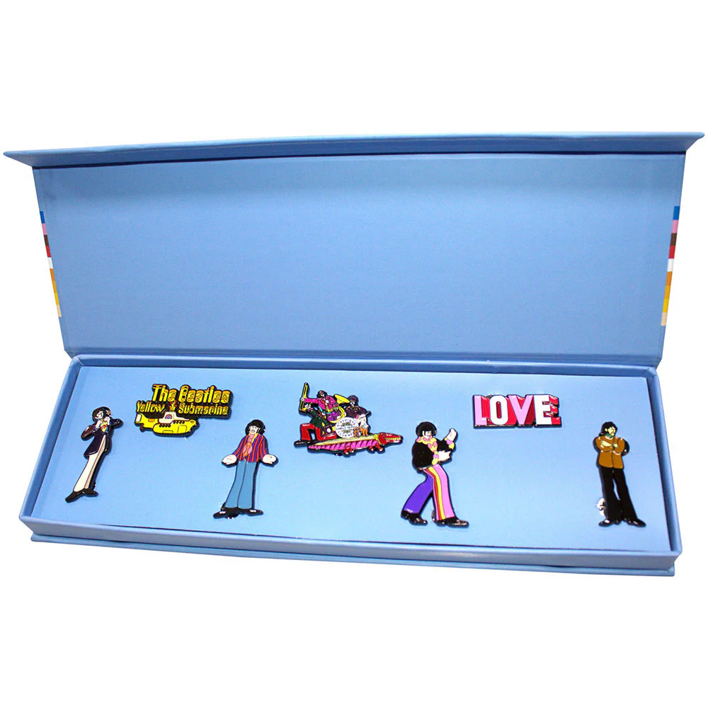 Yellow Submarine Band Mini Pewter Pin Badge