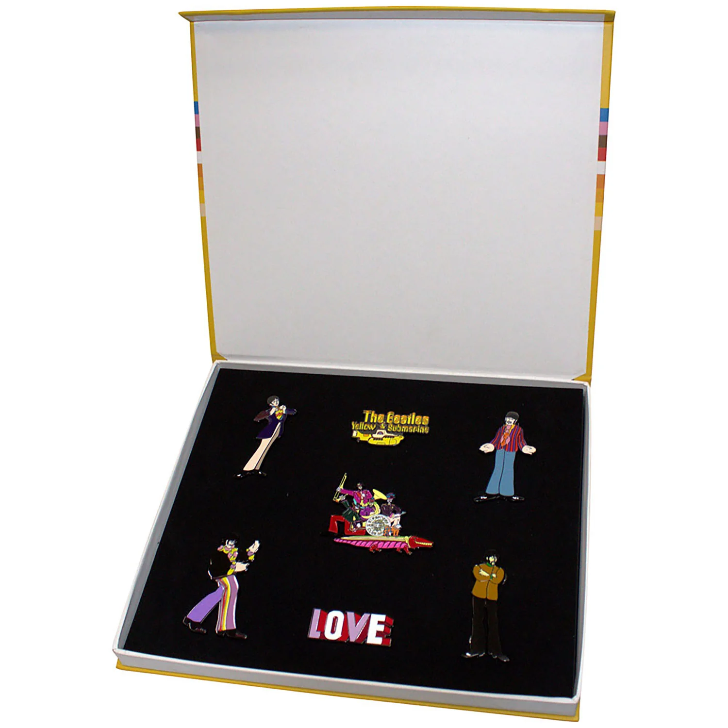Yellow Submarine Band Pewter Pin Badge
