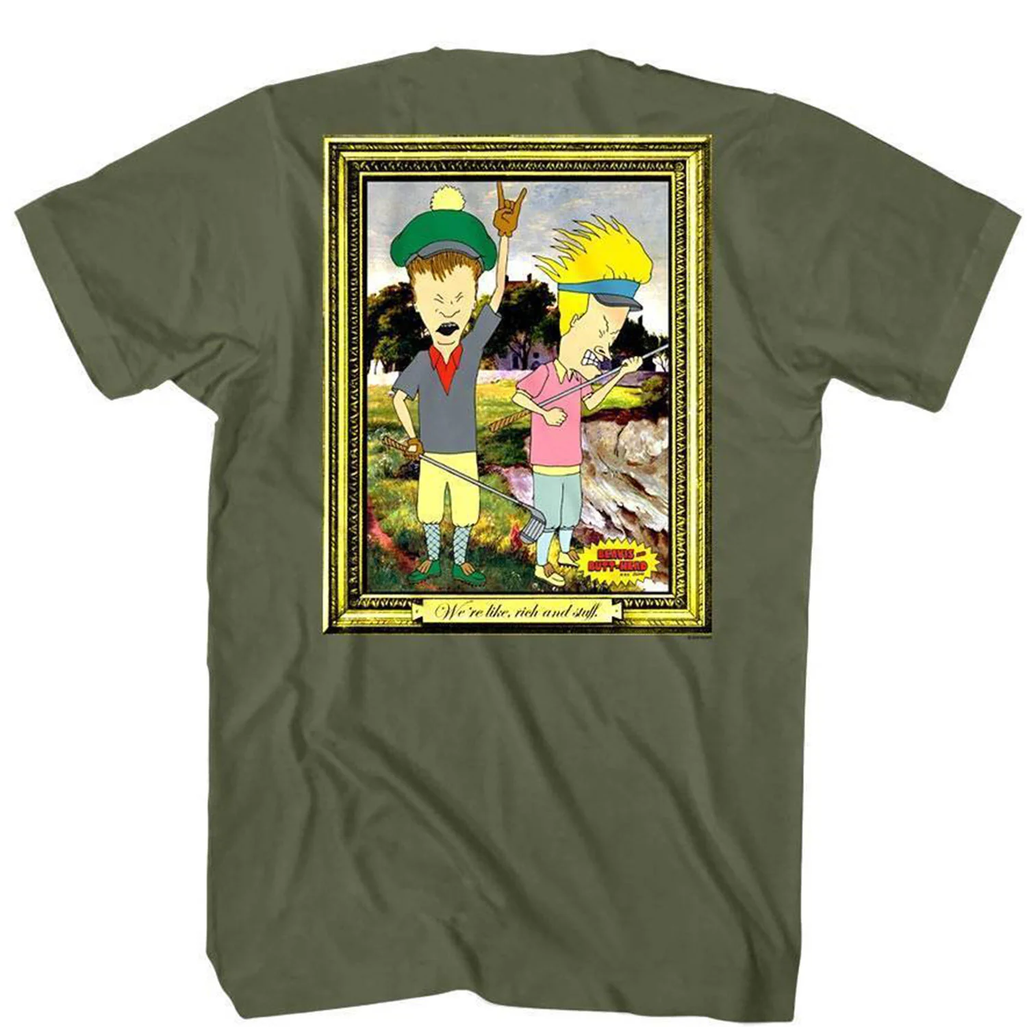 Beavis And Butthead Rich And Stuff T-shirt - Image 2