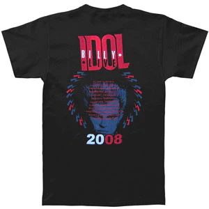 Billy Idol Live 2008 T-shirt - Image 2