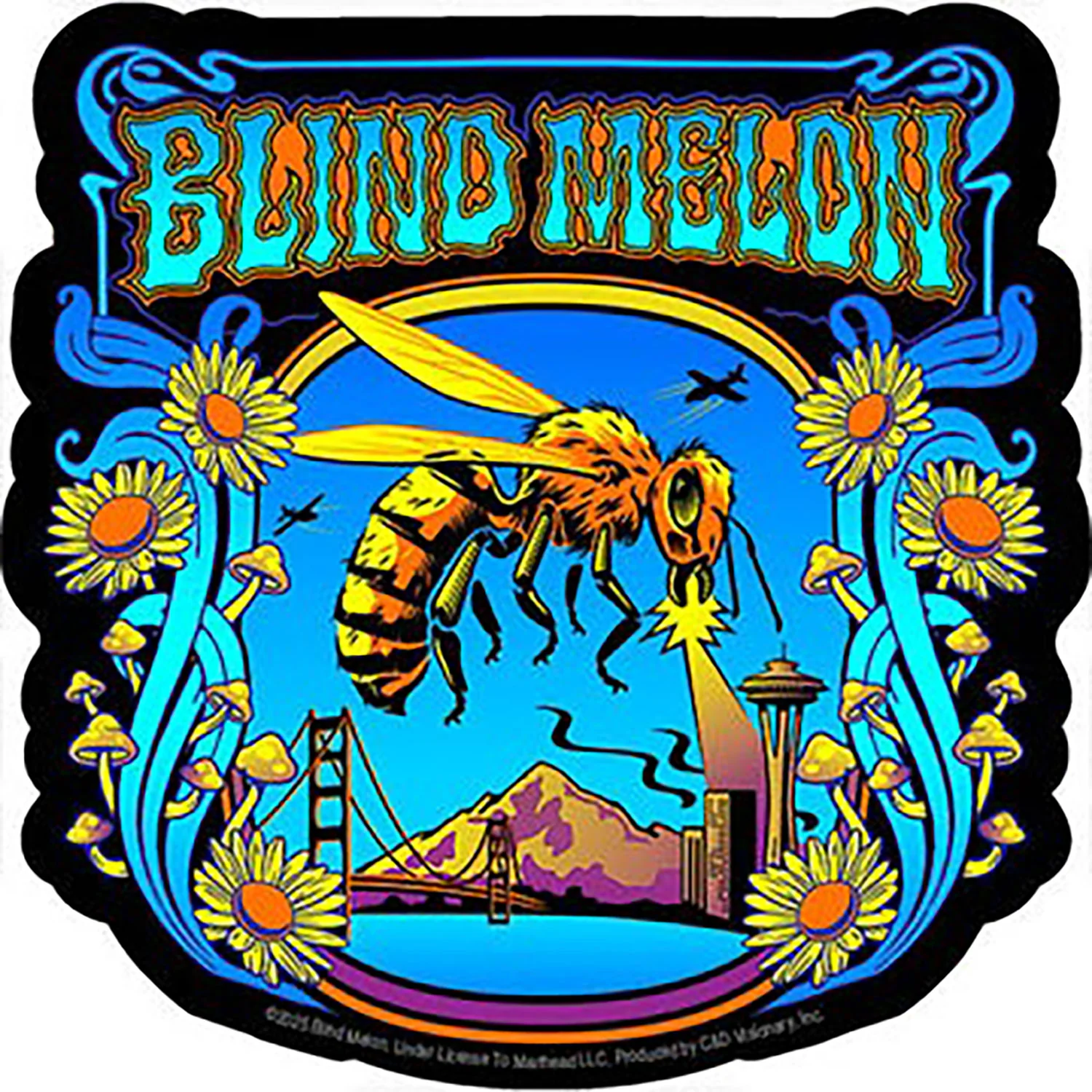 Bee Attack Sticker