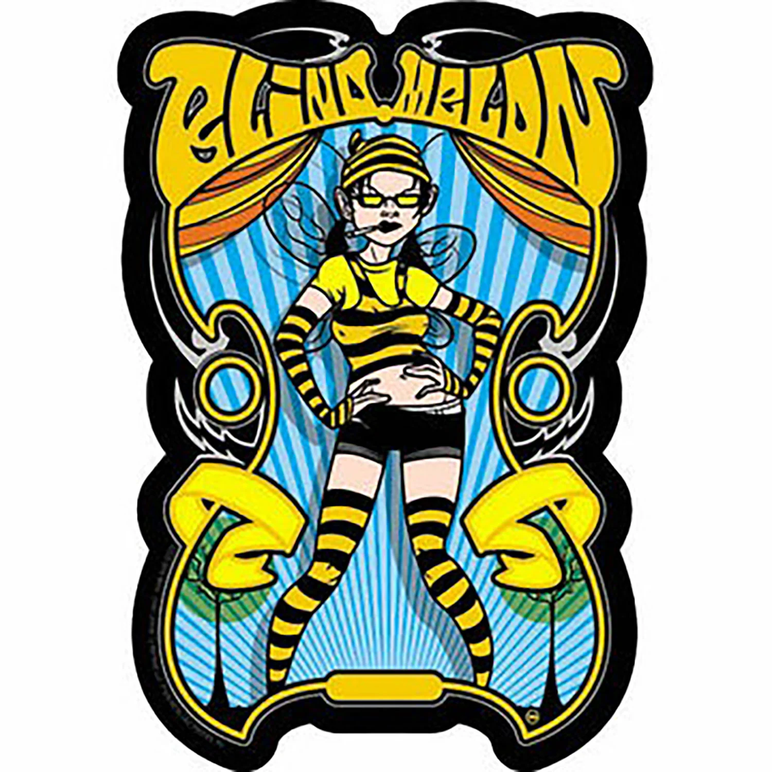 Bee Girl Sticker