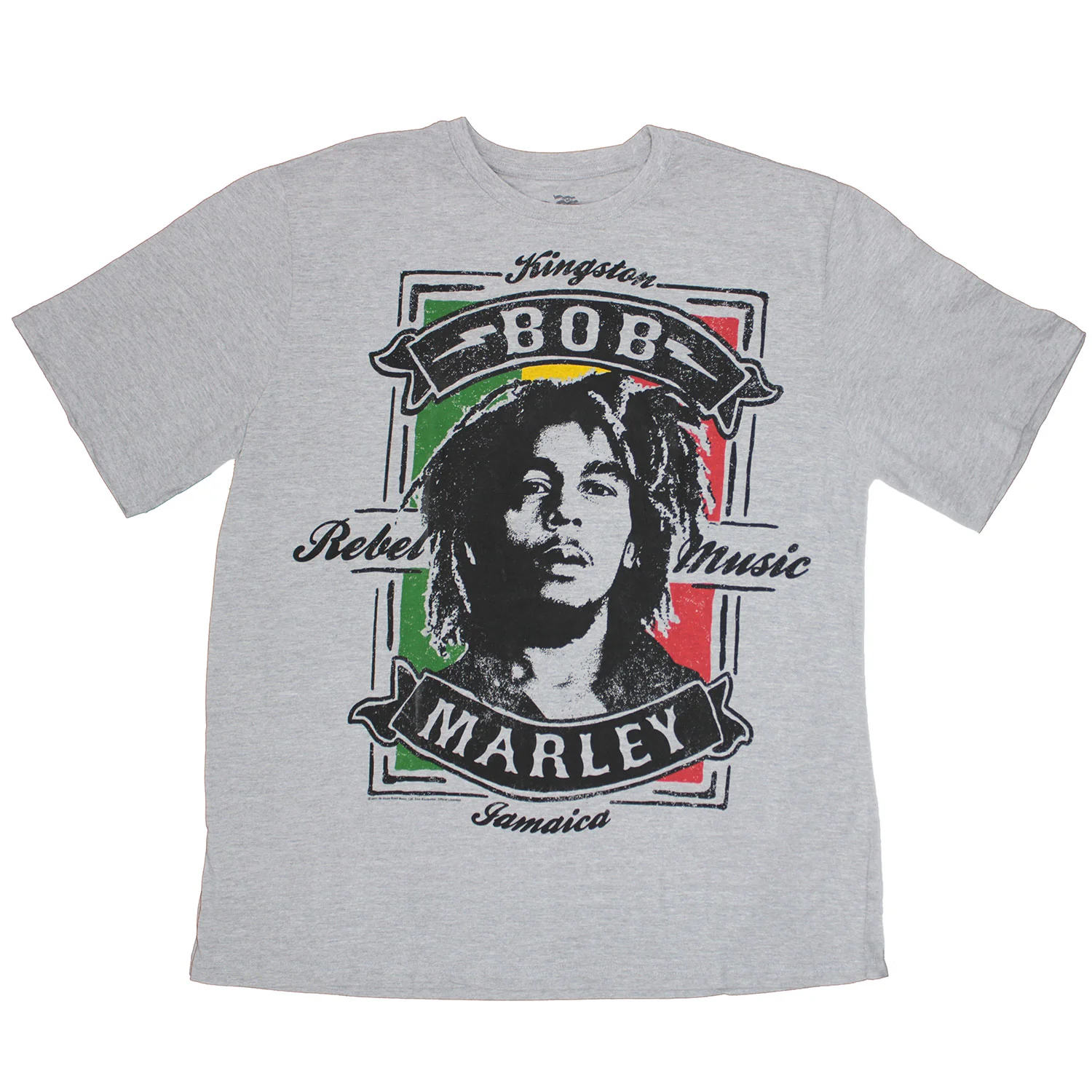 Kingston Jamaica Rebel Music Tall Tee T-shirt