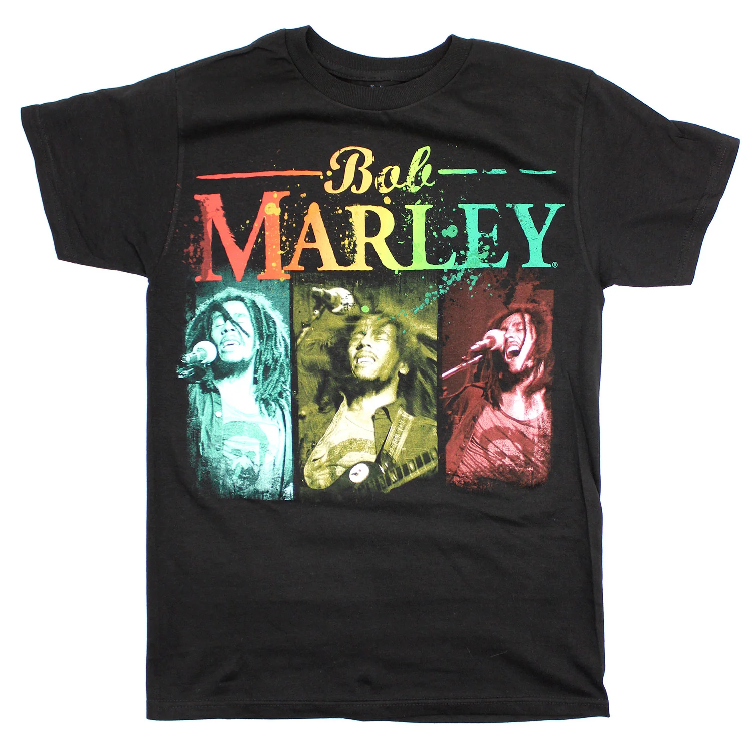 Splattered Logo & Triple Live Photos T-shirt