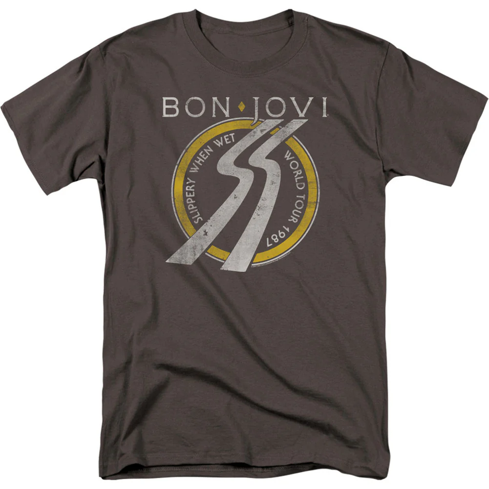 Slippery When Wet World Tour Adult T-shirt