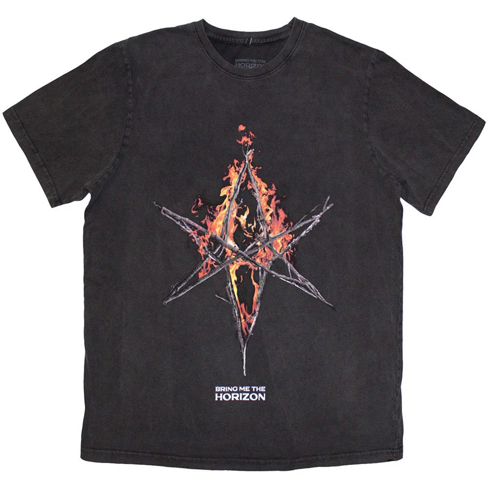 Flame Hex & Text Logo T-shirt