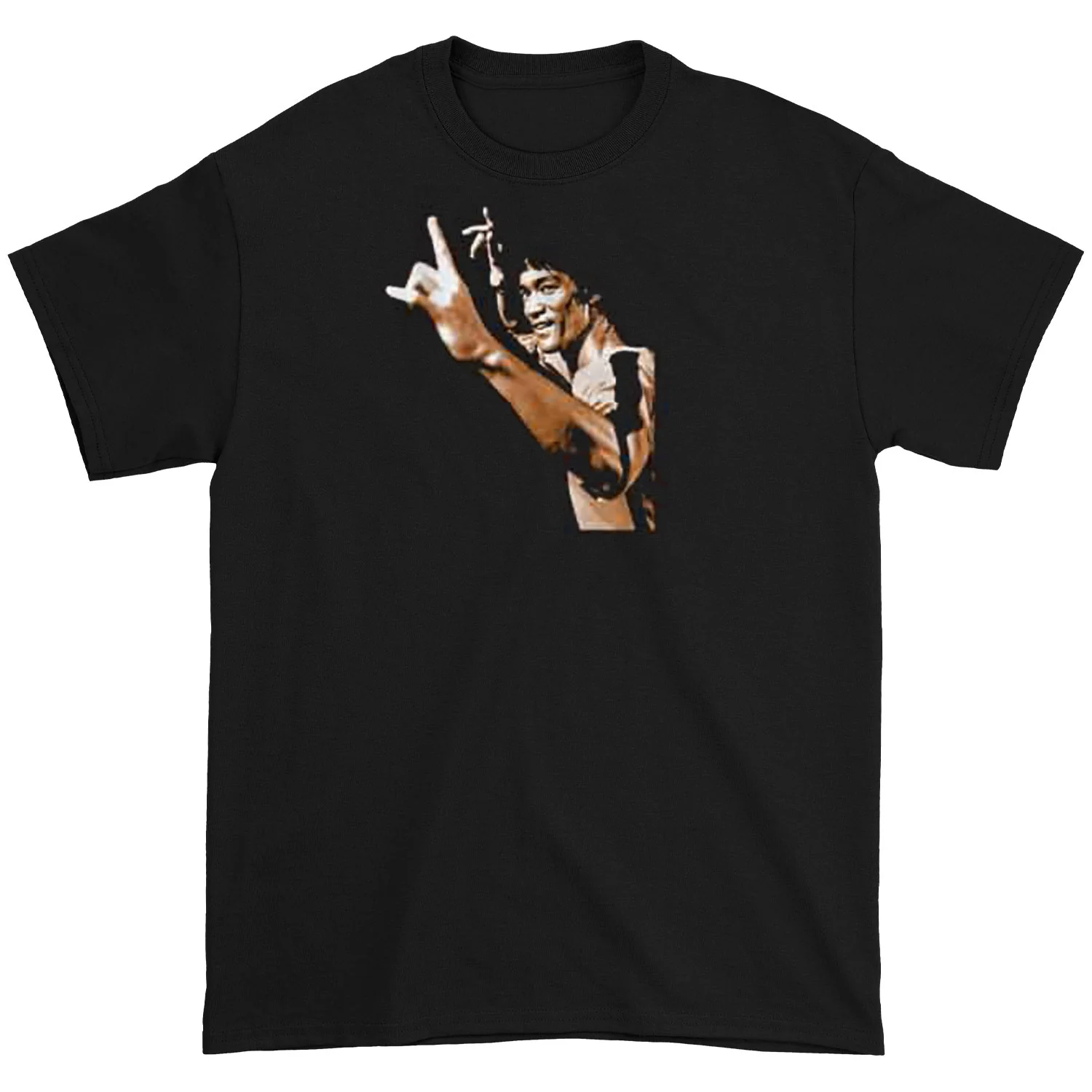 Bruce Lee Fighting Stance F B T-shirt