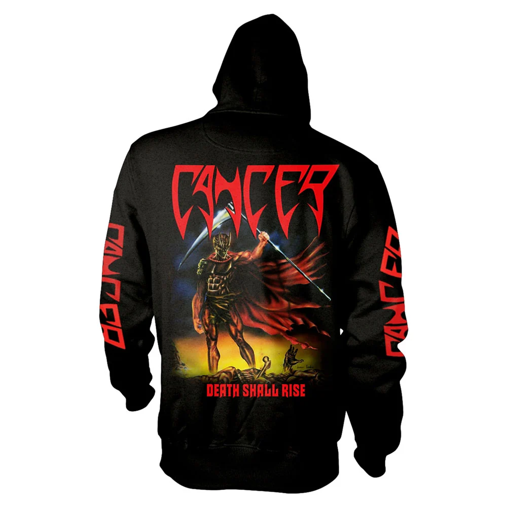 Death Shall Rise (black) Zippered Hooded Sweatshirt - Image 2