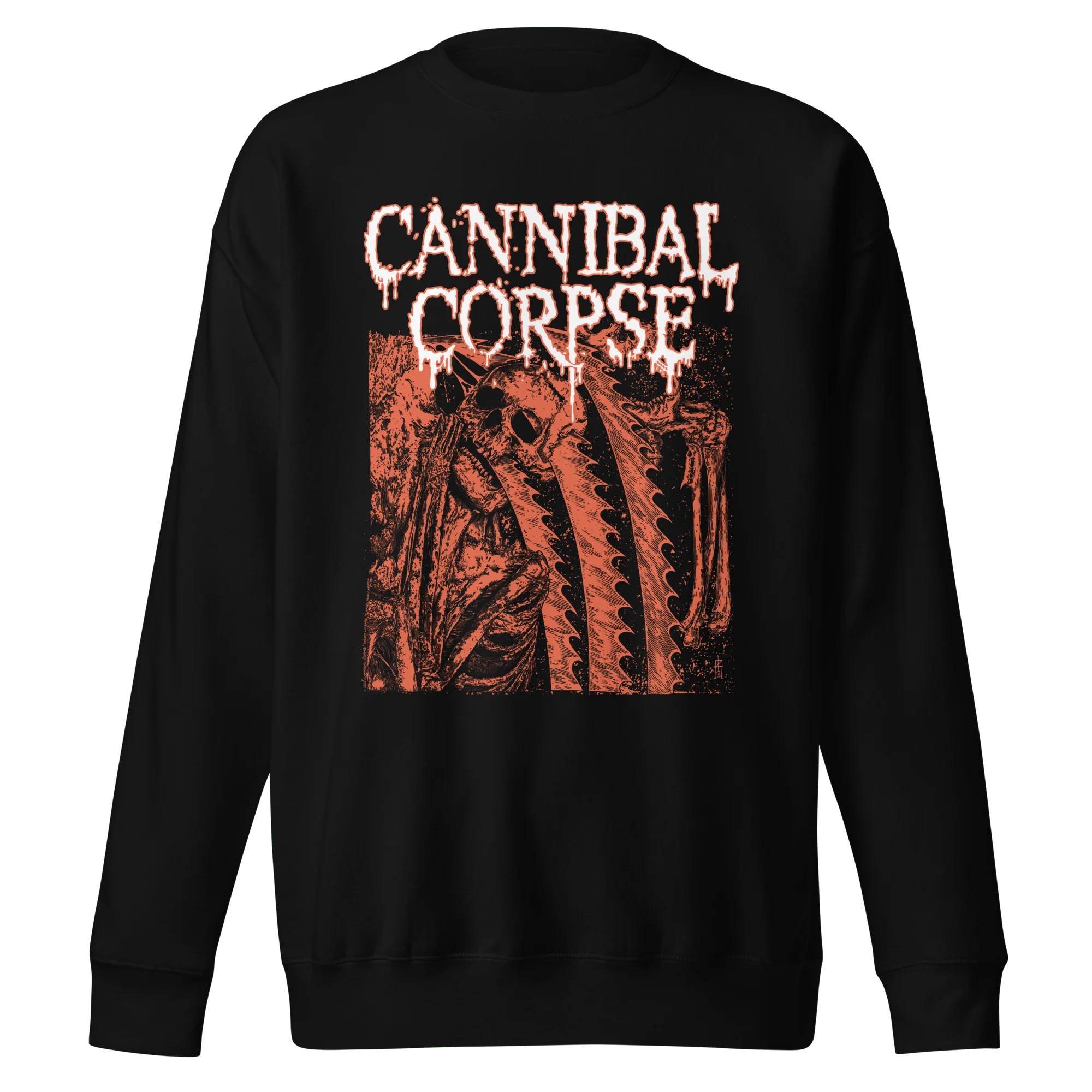 Cannibal Corpse - White Drip Logo Sweatshirt