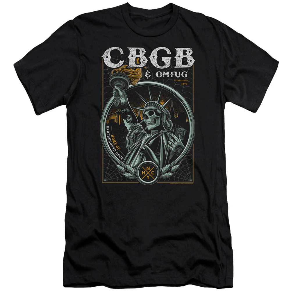 Liberty Skull Premium Canvas Brand Slim Fit T-shirt
